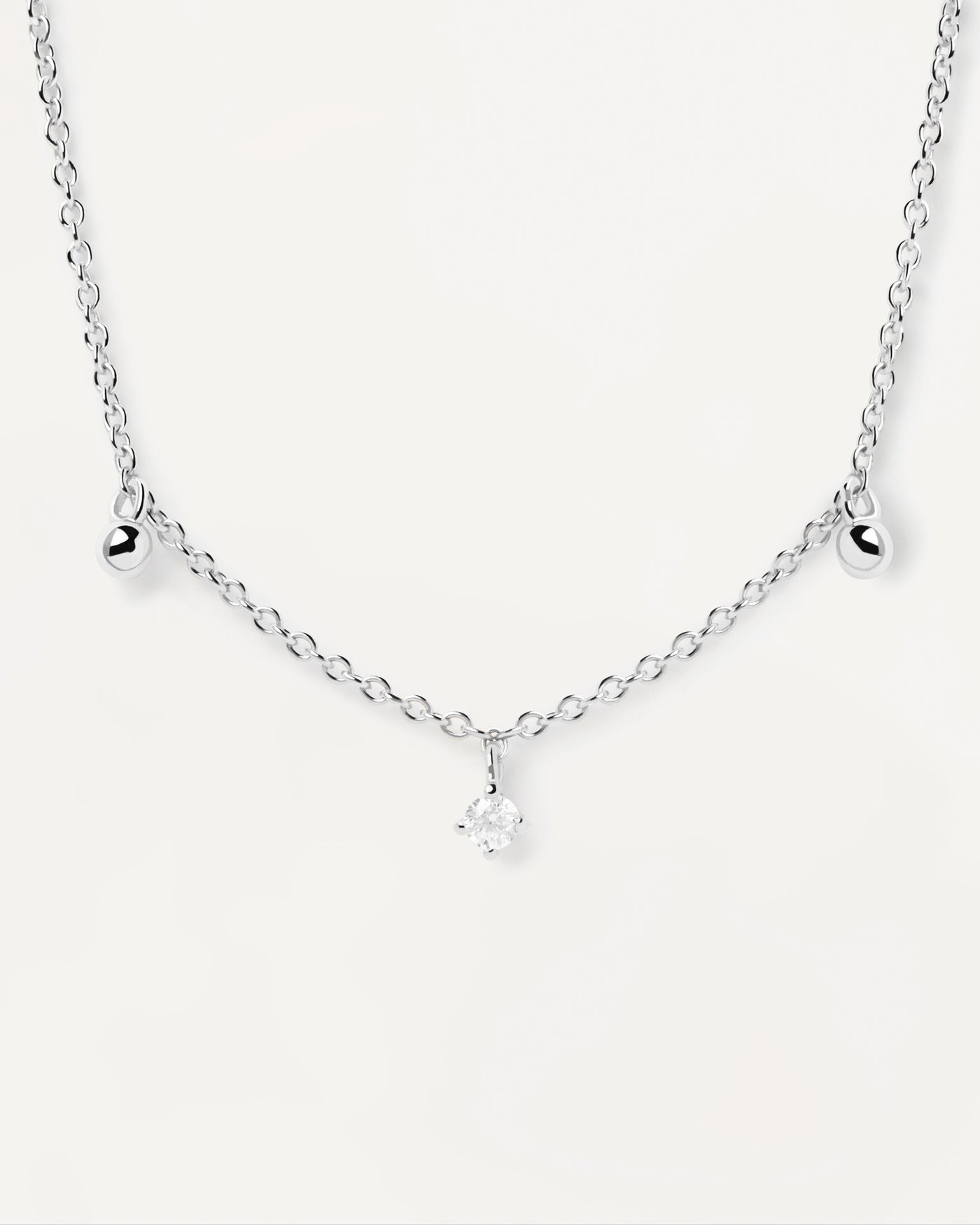Love Triangle Silver Necklace - 
  
    Sterling Silver
  
