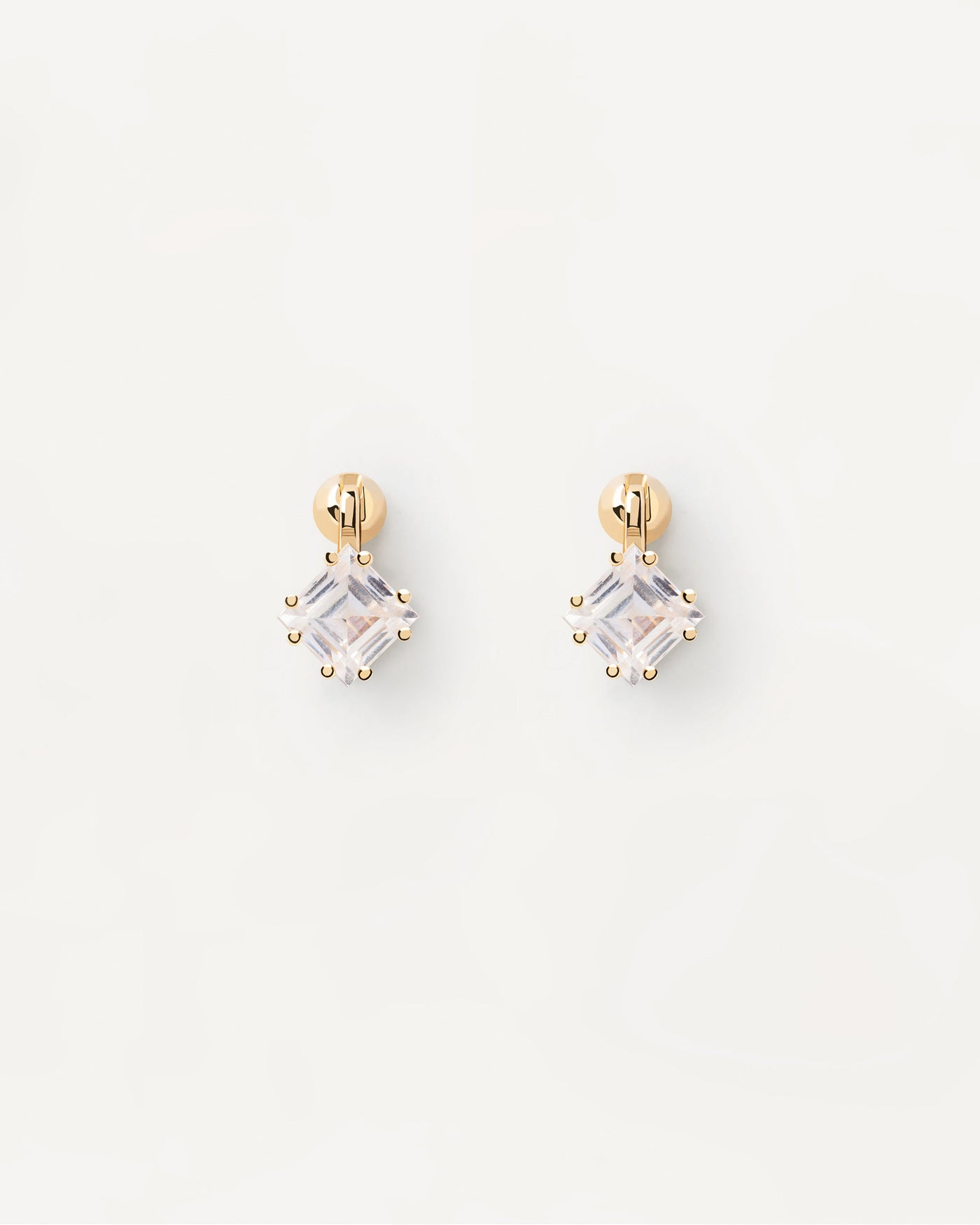 Boucle d'oreille individuelle Ema - 
  
    Argent massif / Placage Or 18 Ct
  
