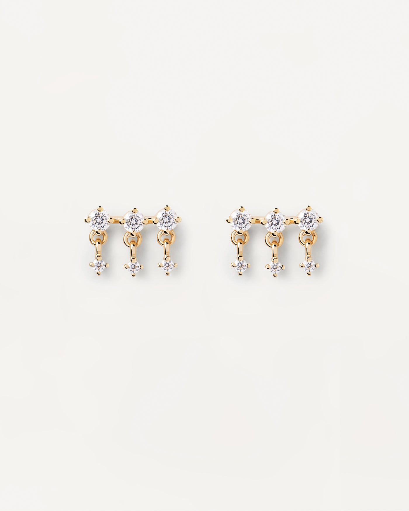 Sol Single Earring - 
  
    Sterling Silver / 18K Gold plating
  
