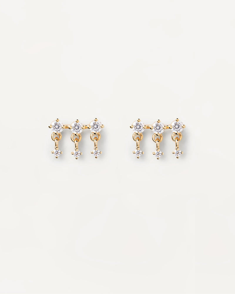 Sol Single Earring - 
  
    Sterling Silver / 18K Gold plating
  
