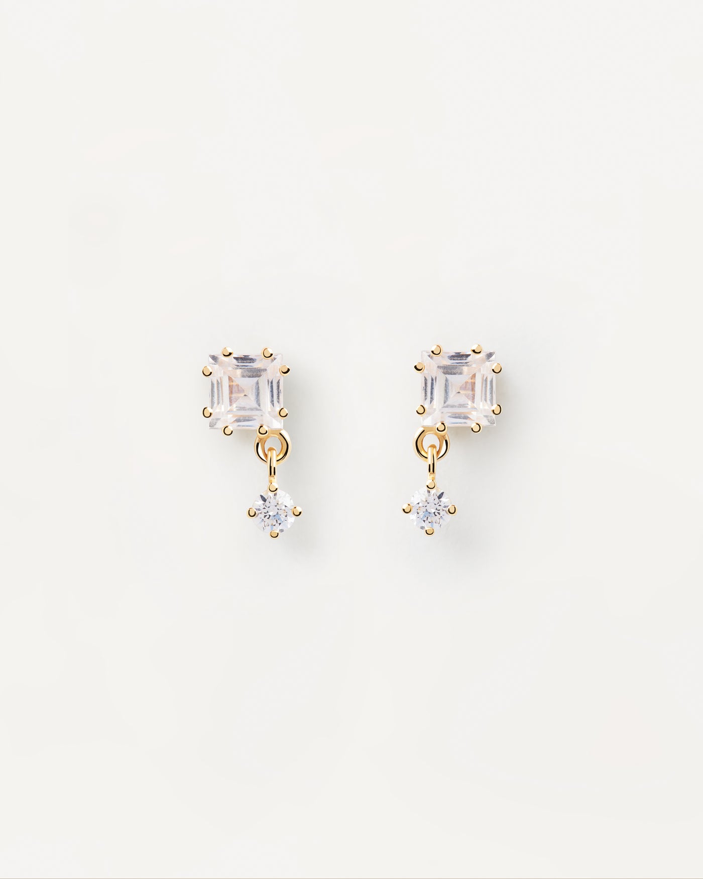 Eli Single Earring - 
  
    Sterling Silver / 18K Gold plating
  
