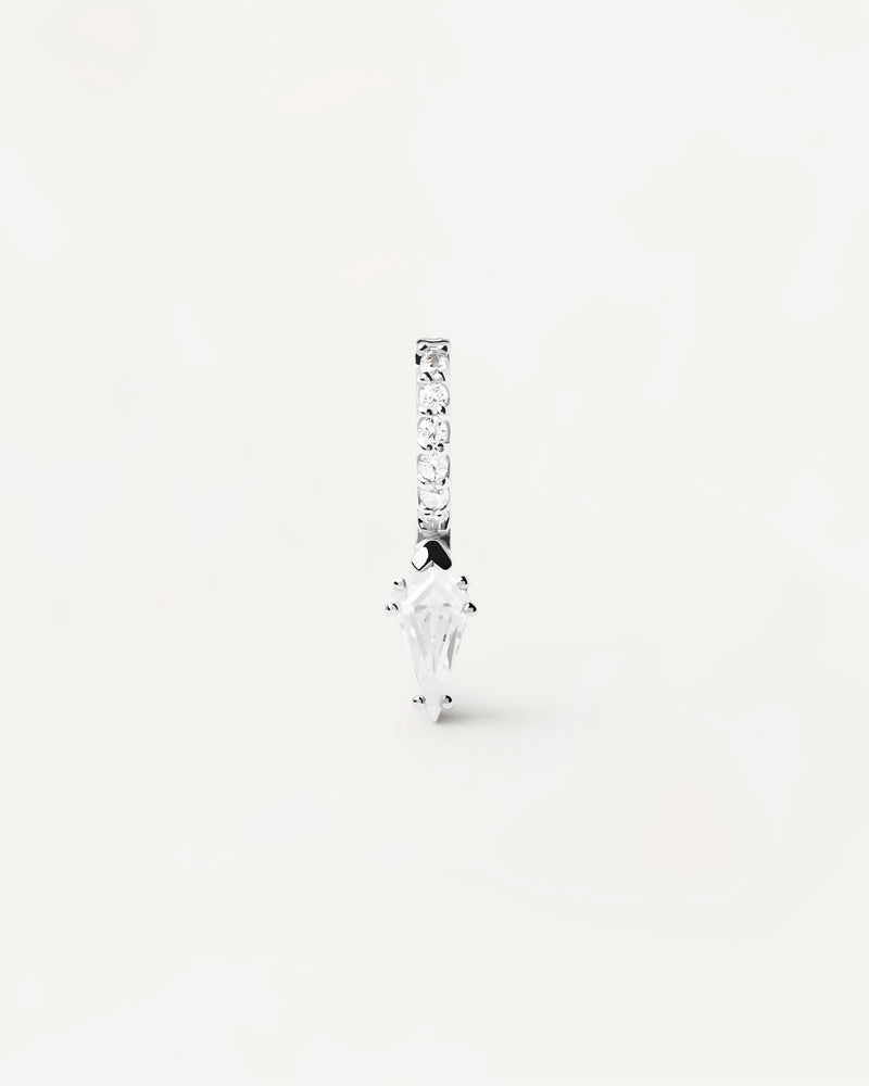 Boucle d'oreille individuelle en argent Manila - 
  
    Argent massif
  
