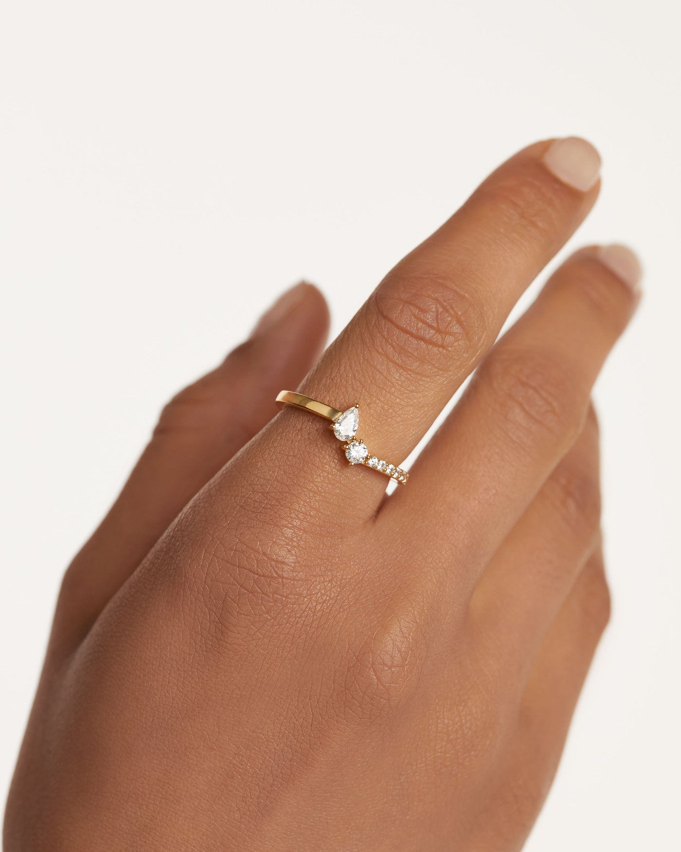 Ava Ring - 
  
    Sterling Silver / 18K Gold plating
  
