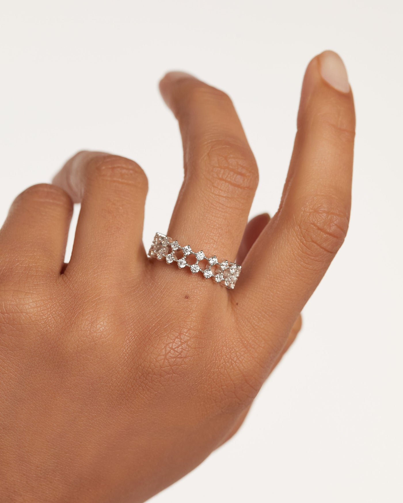 Bague en Argent Slim Dumbo - 
  
    Argent massif
  
