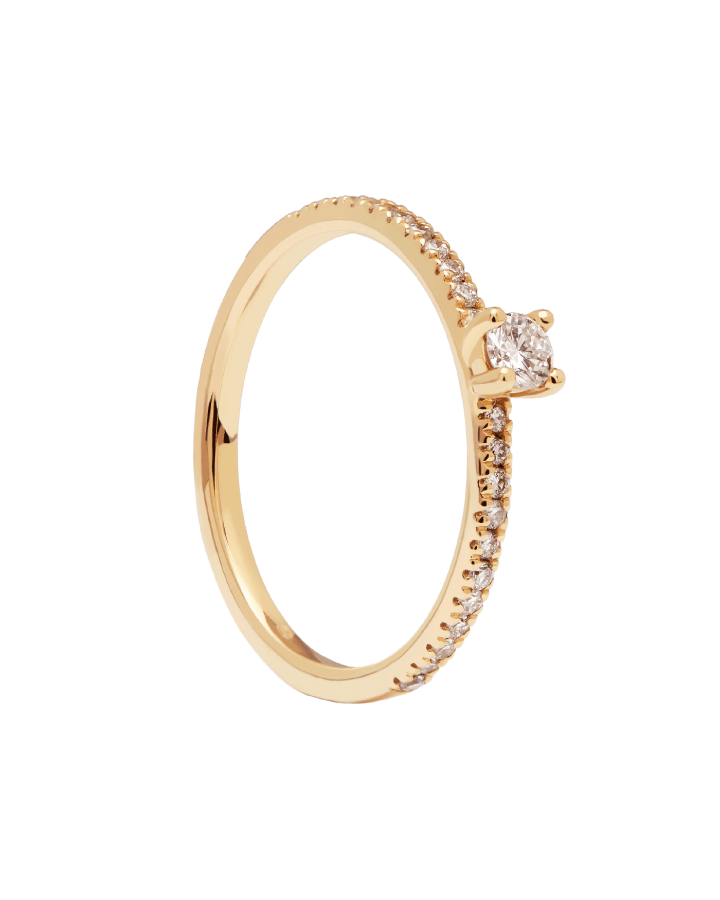 Diamonds and gold Solstice Ring - 
  
    18K Gold
  
