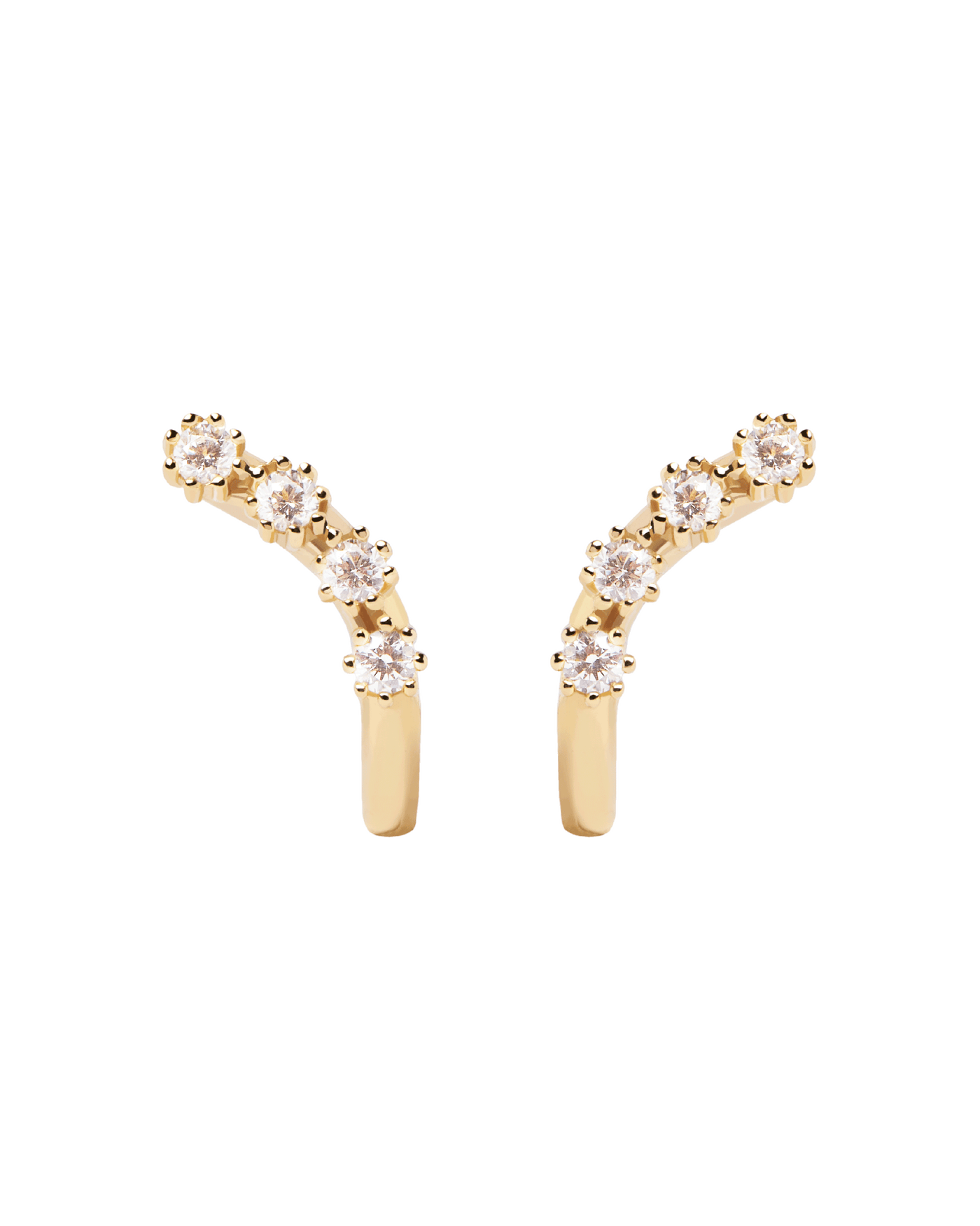 Motion Earrings - 
  
    Sterling Silver / 18K Gold plating
  
