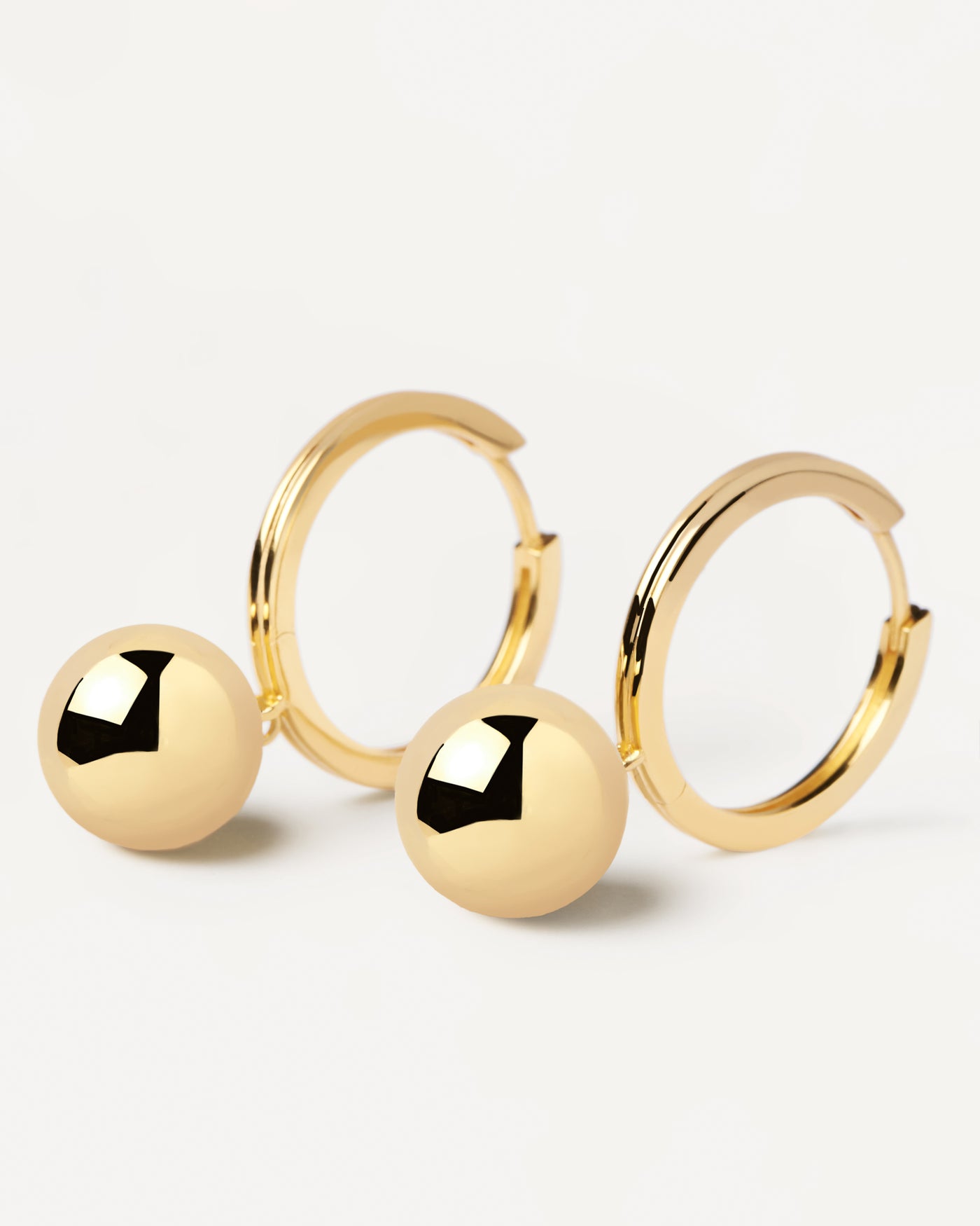 Boucles D'Oreilles Super Future - 
  
    Argent massif / Placage Or 18 Ct
  
