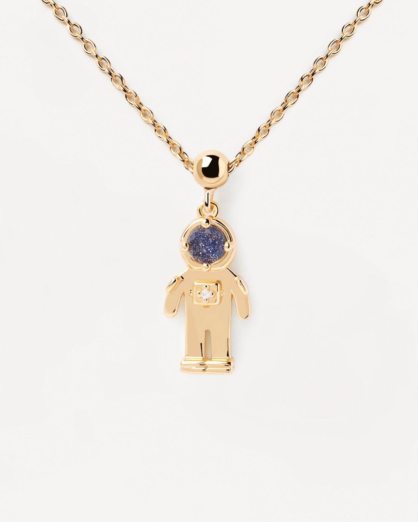 Astronaut Charm - 
  
    Sterling Silver / 18K Gold plating
  
