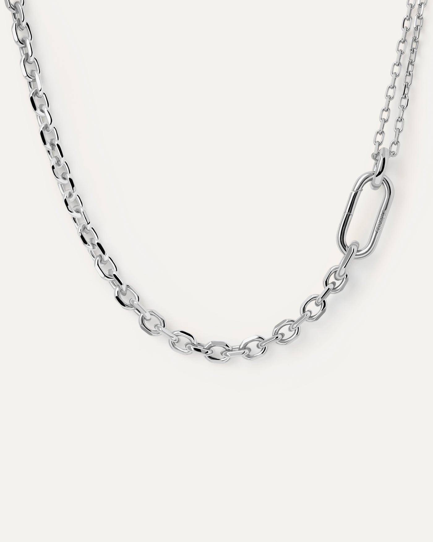 Vesta Silver Chain Necklace - 
  
    Brass / Rhodium silver plating
  
