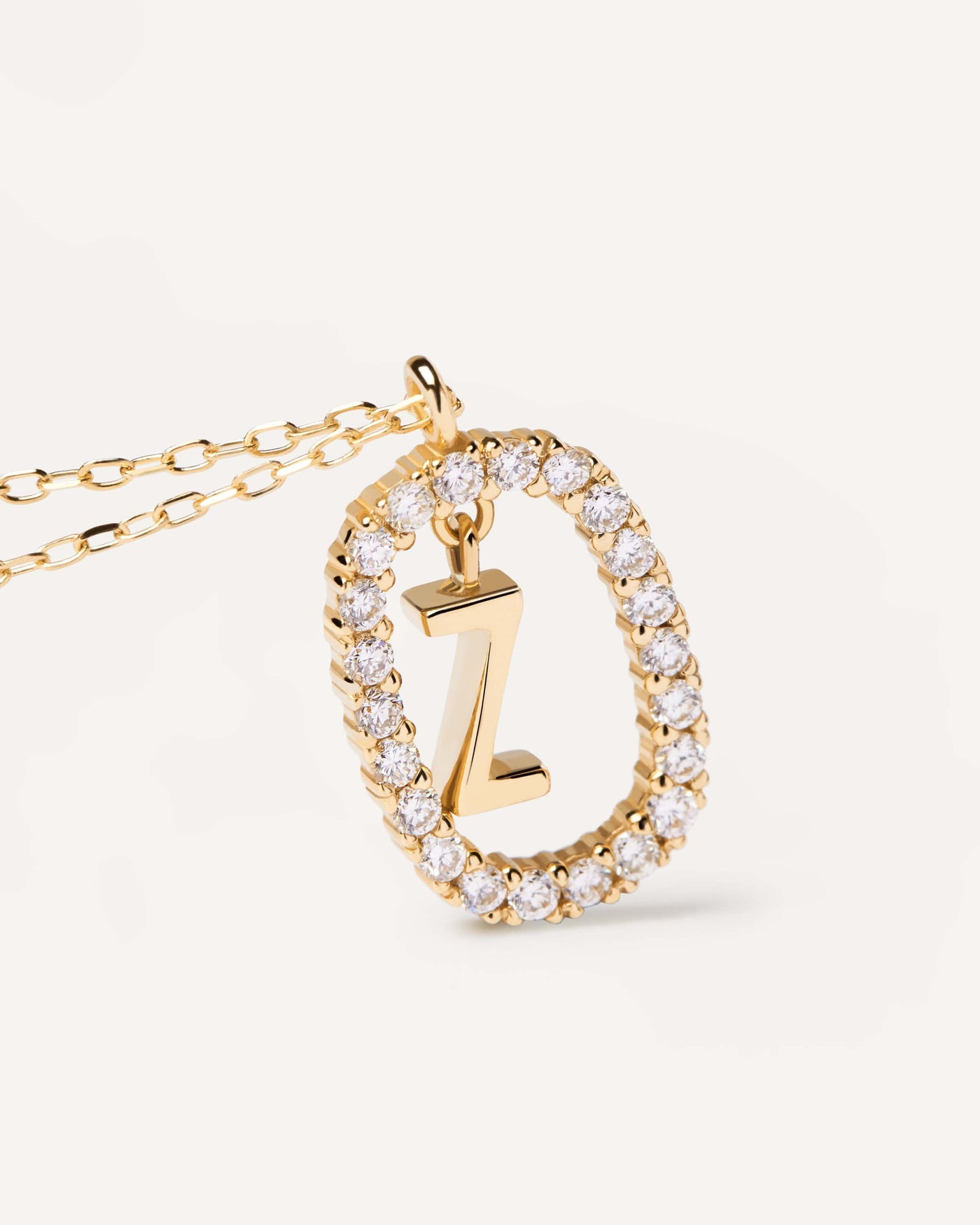 Collar de Diamantes y oro Letra Z - 
  
    Oro 18K
  
