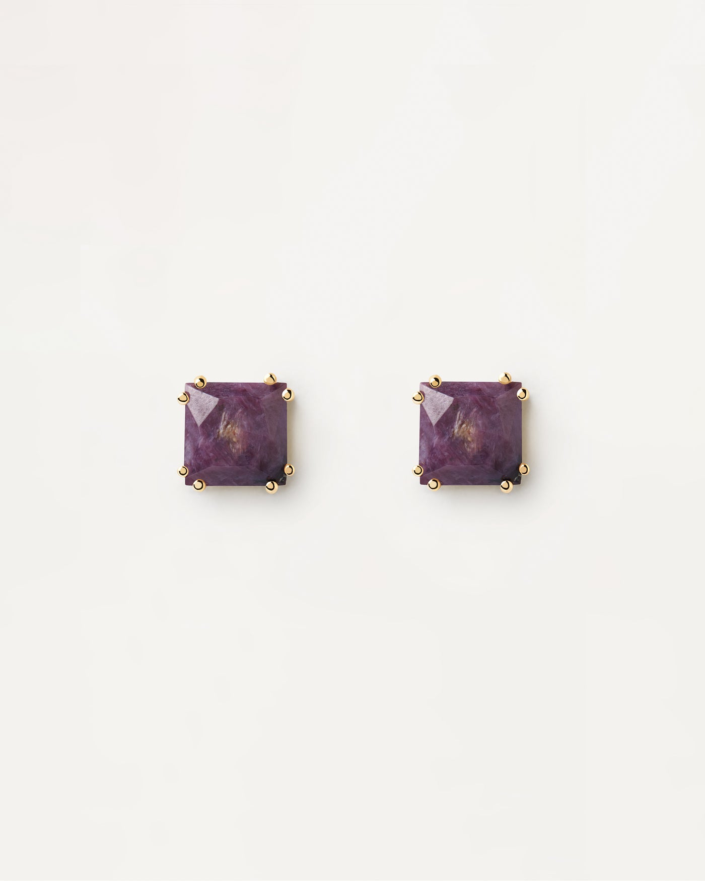 Piercing orecchio Suki Charoite - 
  
    Argento sterling / Placcatura in Oro 18K
  
