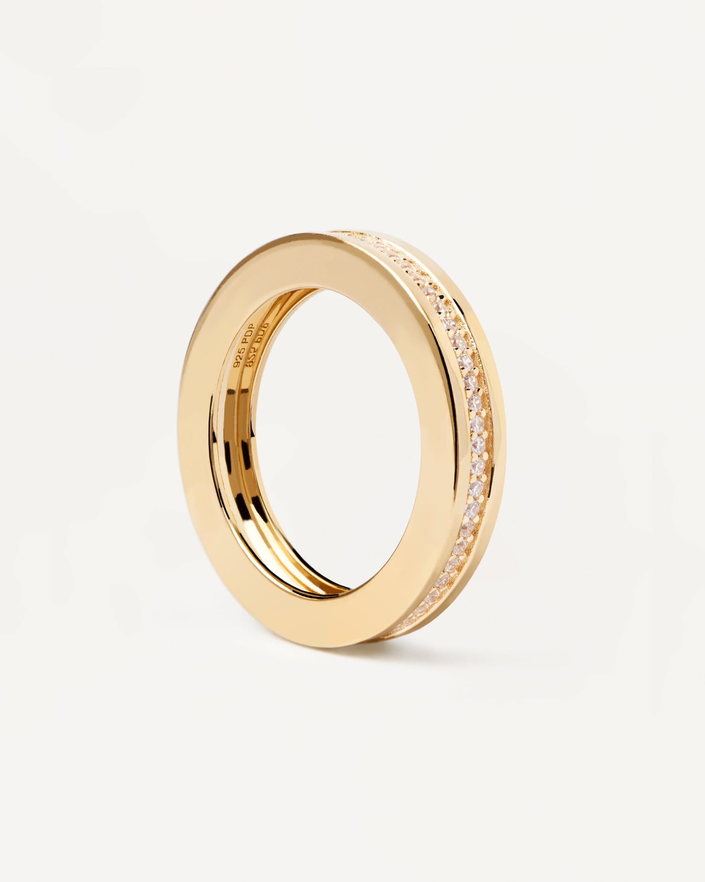 Anello Infinity - 
  
    Argento sterling / Placcatura in Oro 18K
  
