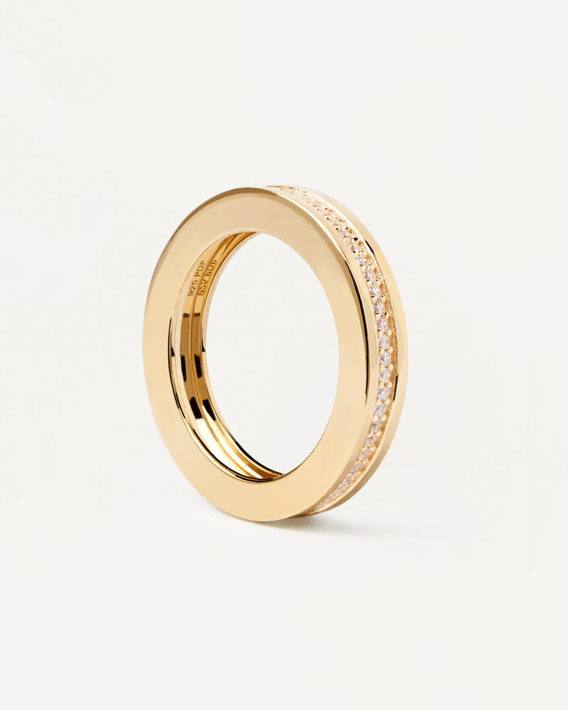 Infinity Ring - 
  
    Sterling Silver / 18K Gold plating
  
