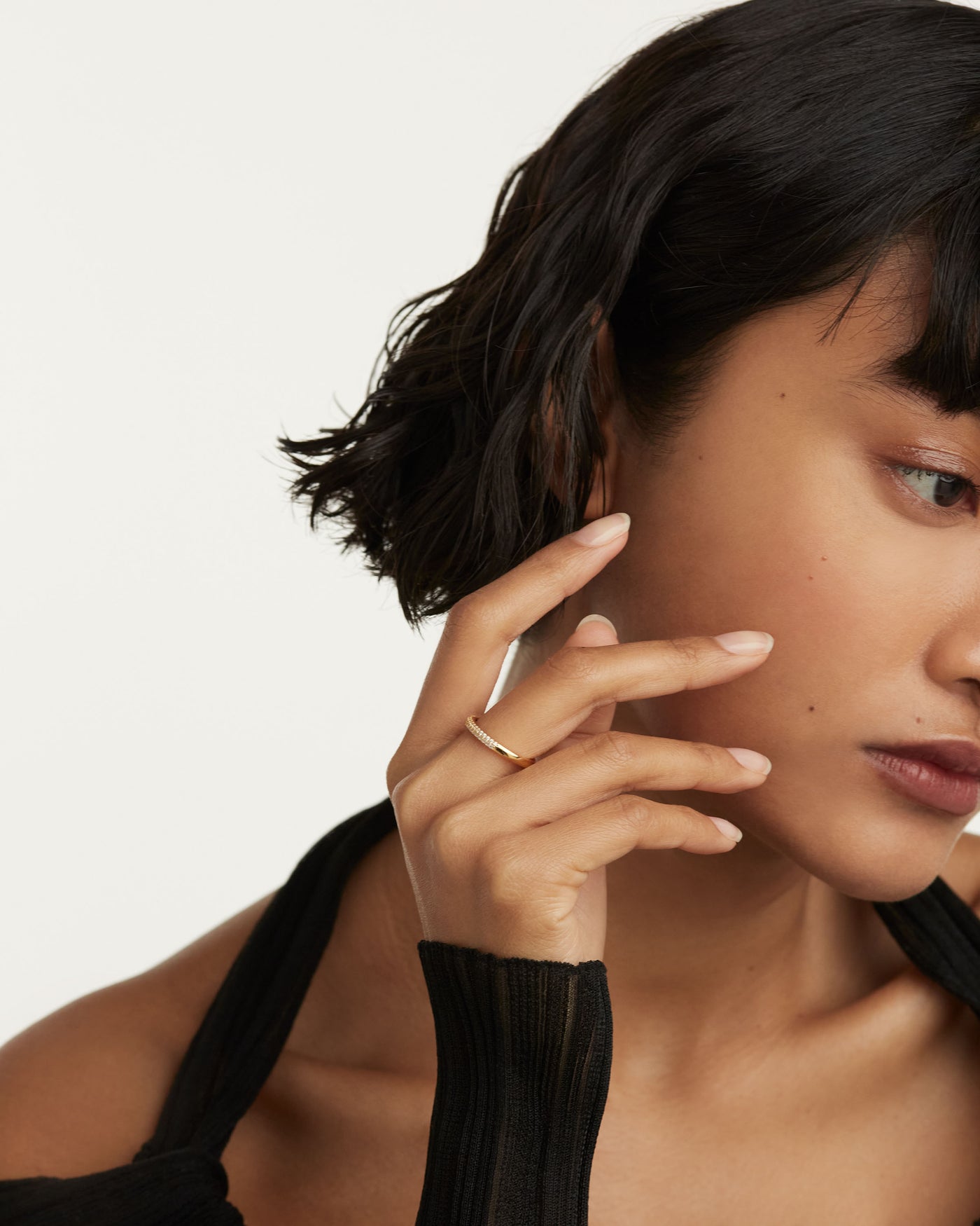 Tiara Ring - 
  
    Sterling Silber / 18K Goldplattierung
  
