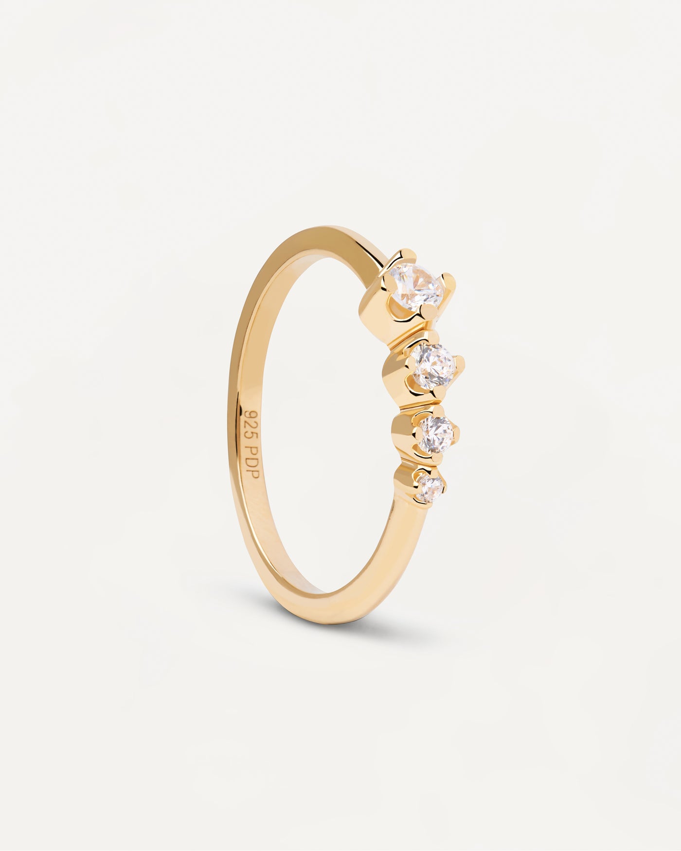 Spark Ring - 
  
    Sterling Silber / 18K Goldplattierung
  

