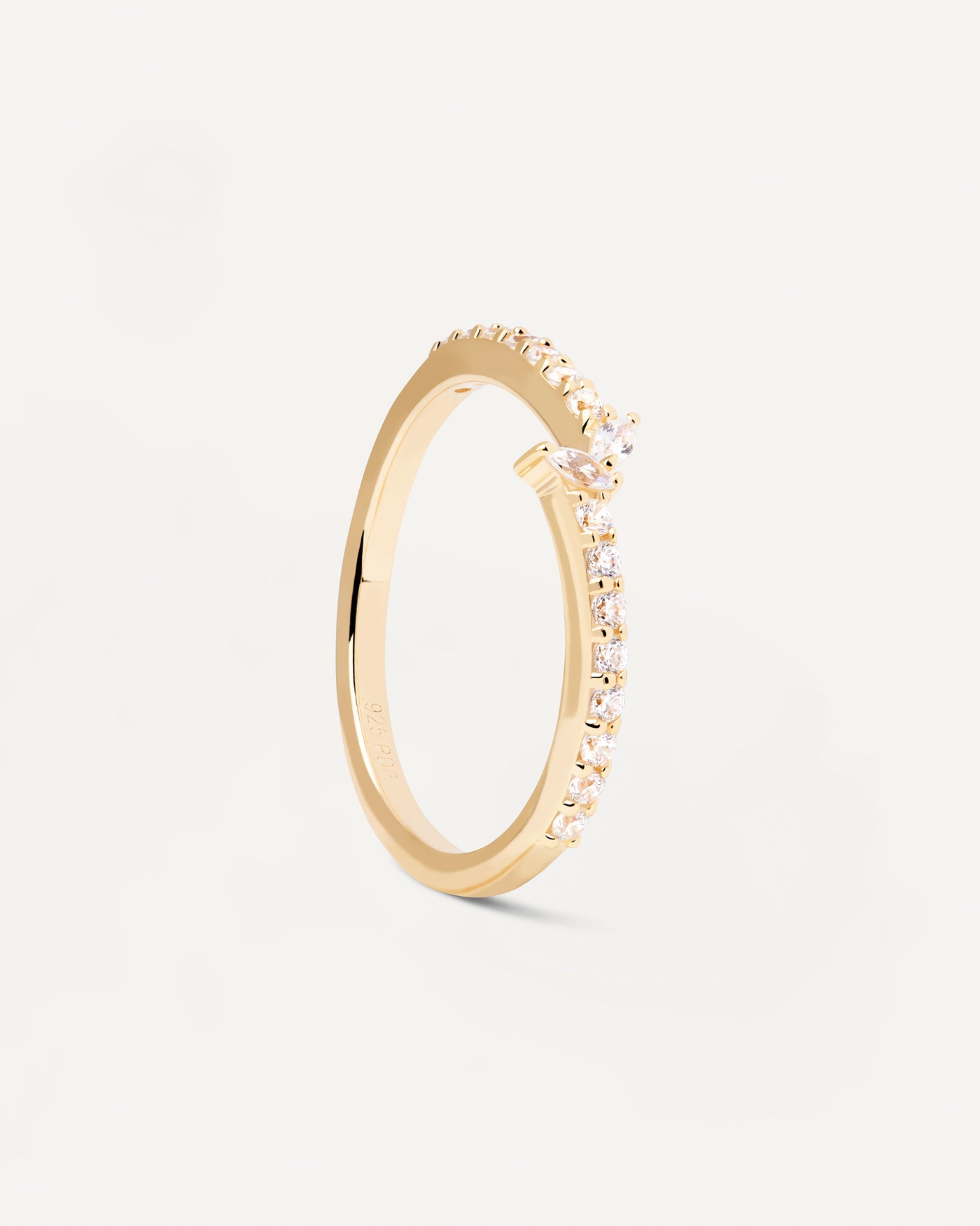 Nuvola Ring - 
  
    Sterling Silver / 18K Gold plating
  
