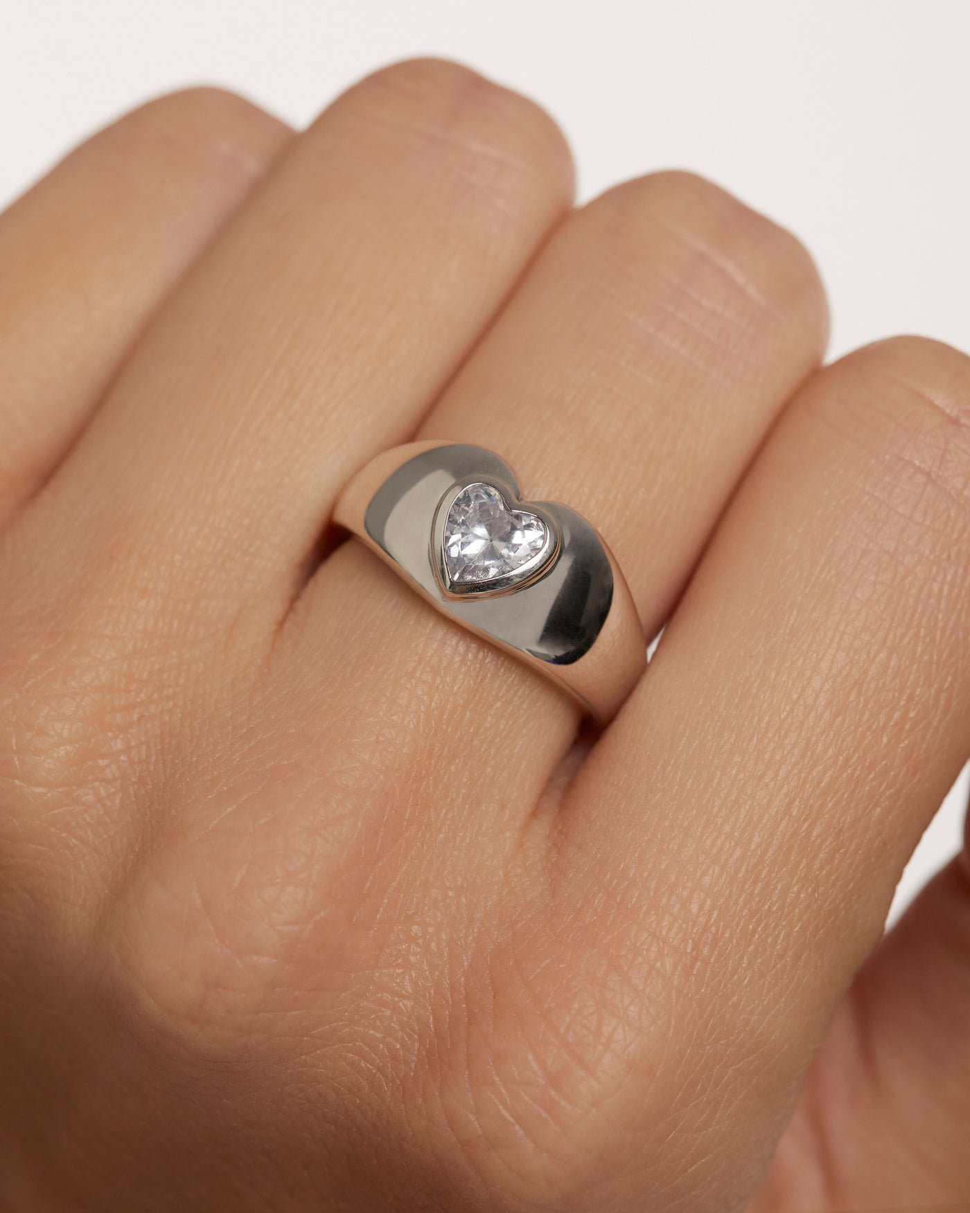 Anello in Argento Bright Heart - 
  
    Argento sterling
  

