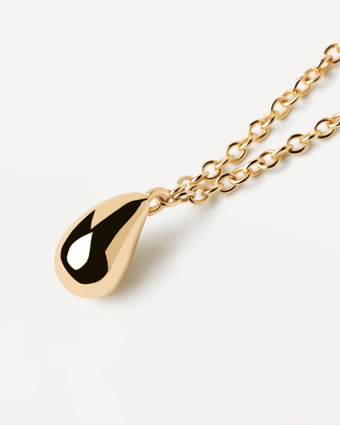 Drop Necklace - 
  
    Sterling Silver / 18K Gold plating
  
