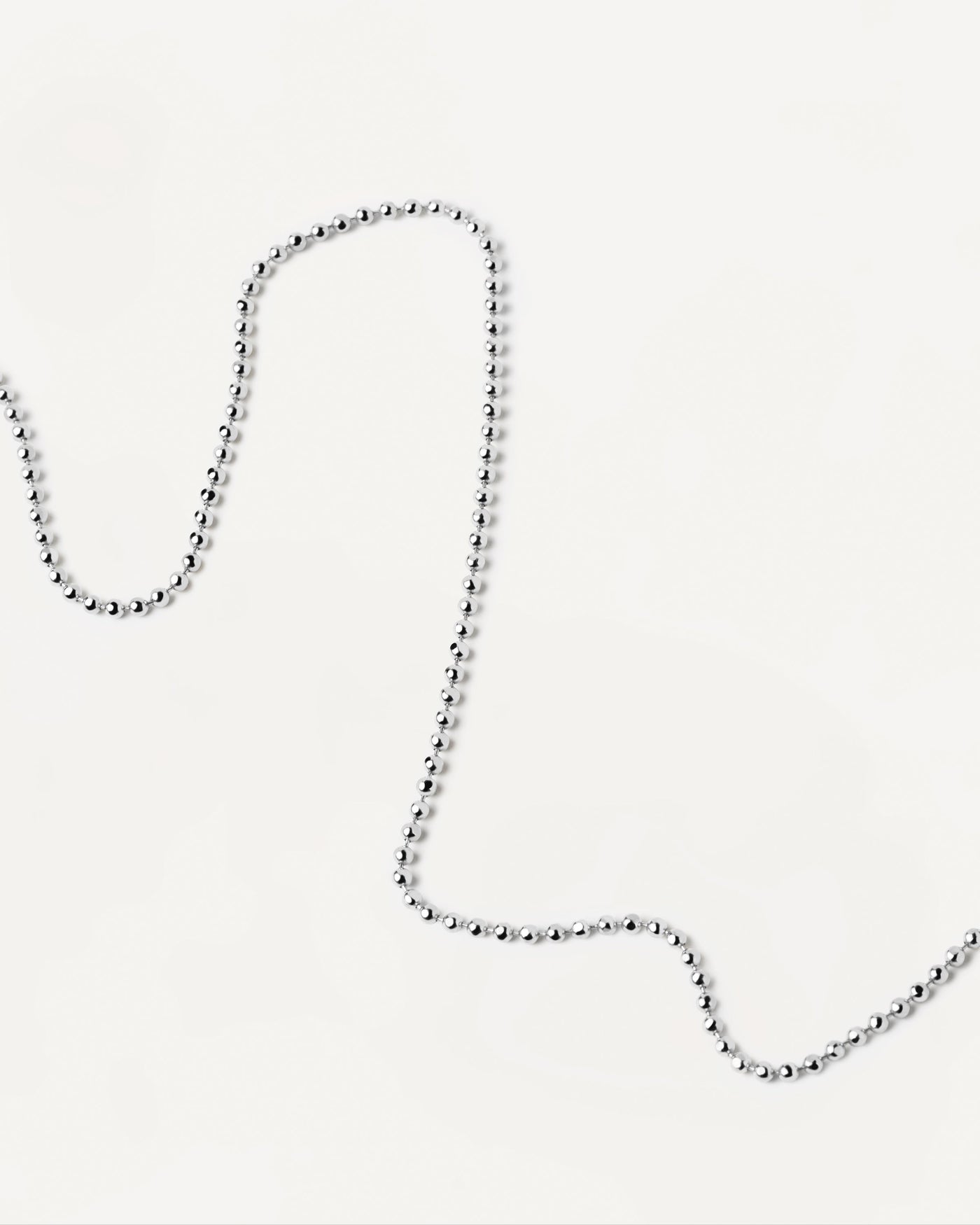 Ball Chain Silver Necklace - 
  
    Sterling Silver
  
