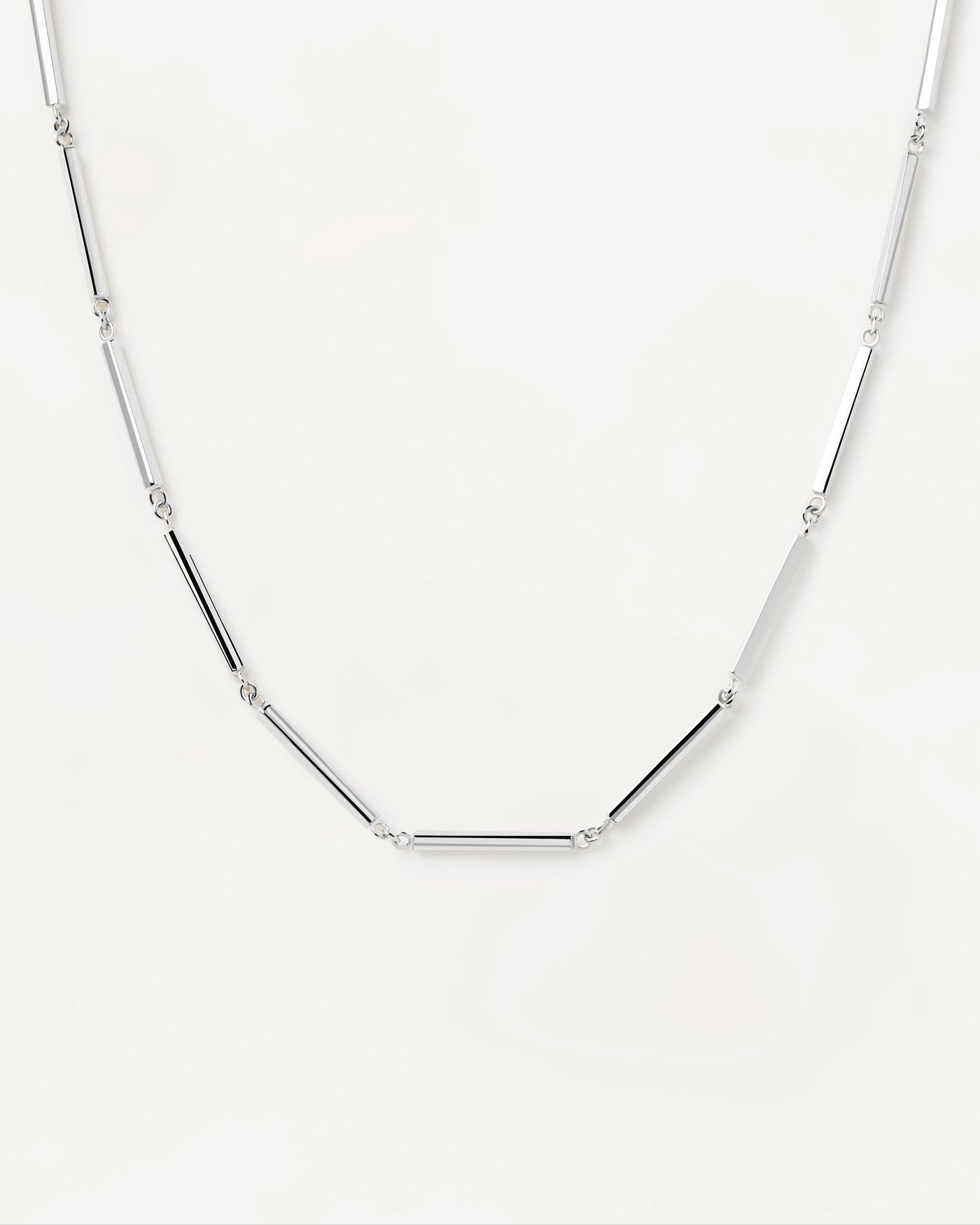Collana a Catena in Argento Bar - 
  
    Argento sterling
  

