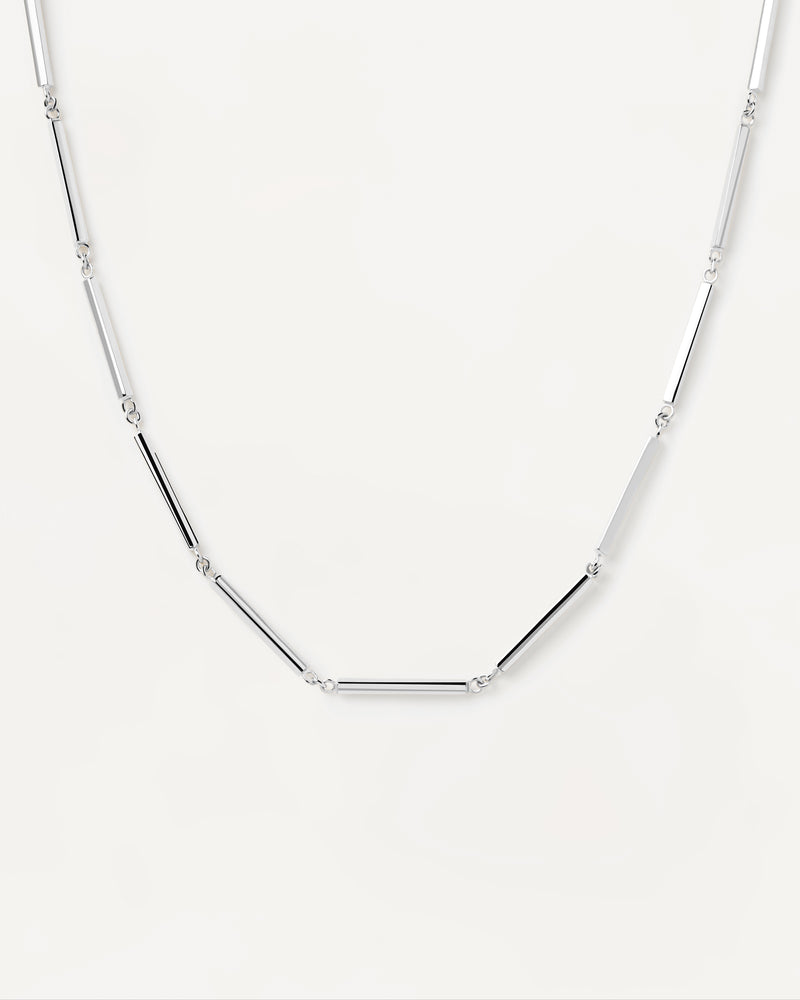 Collier chaine en argent Barre - 
  
    Argent massif
  
