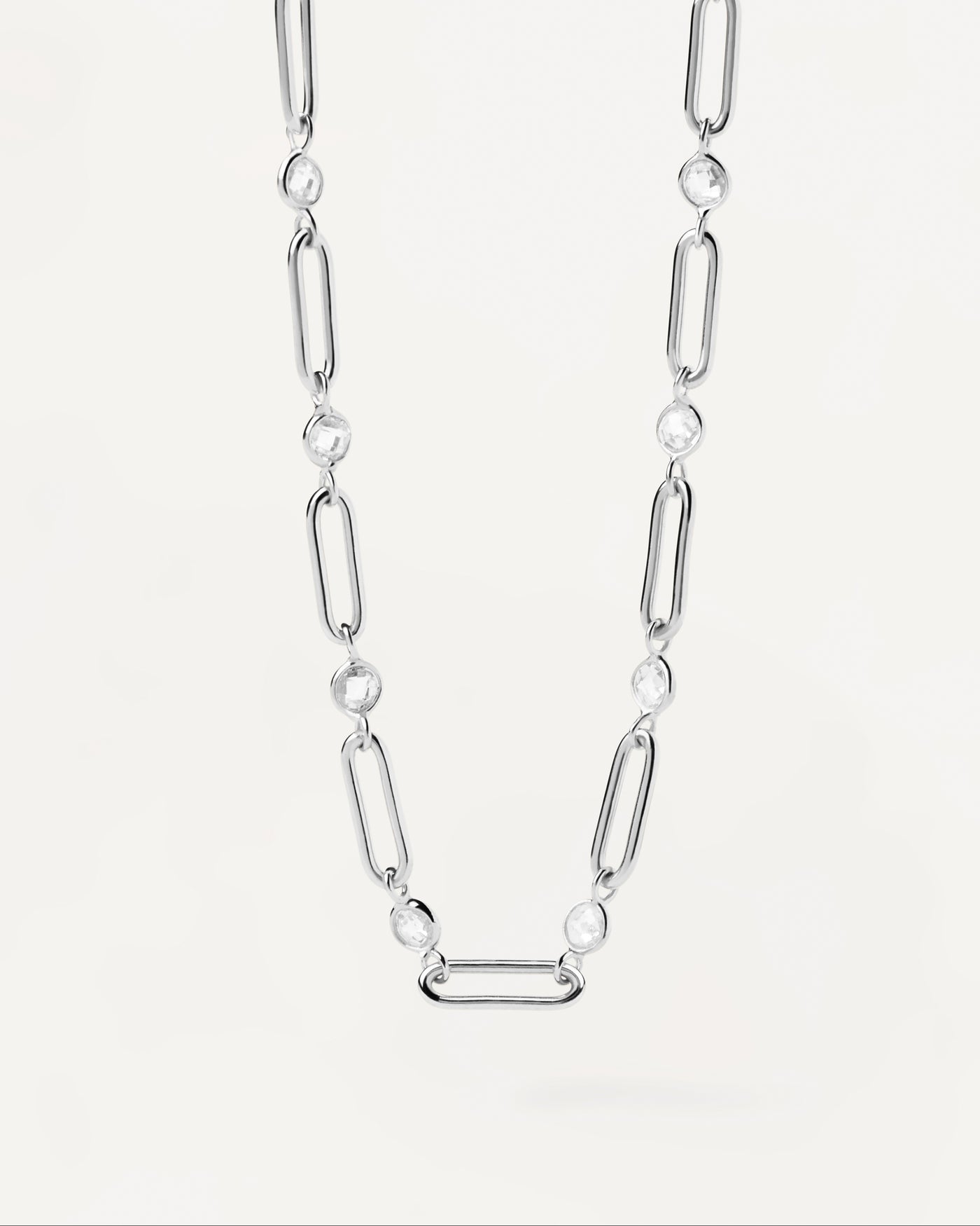 Miami Silver Chain Necklace - 
  
    Sterling Silver
  
