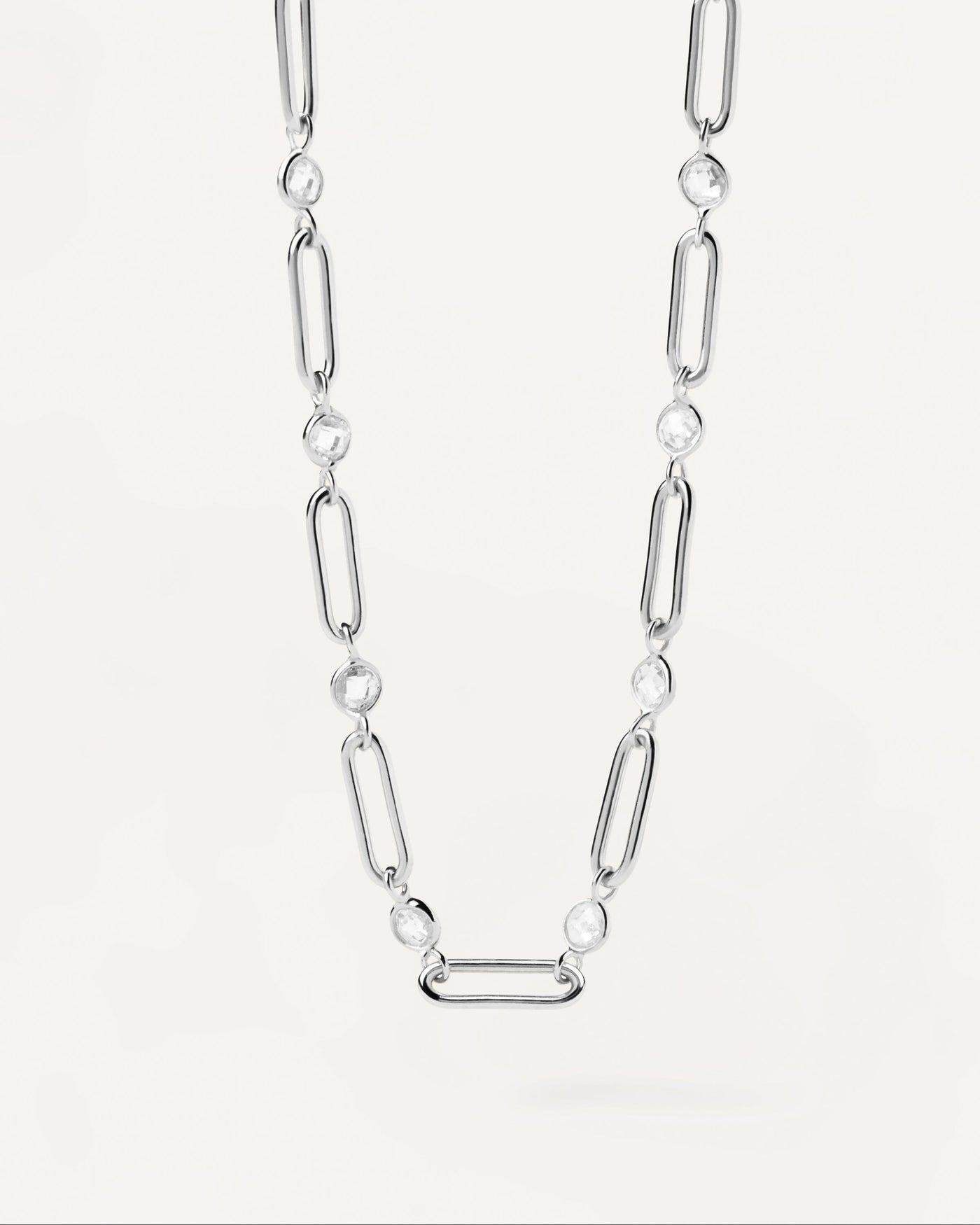 Miami Silver Chain Necklace - 
  
    Sterling Silver
  
