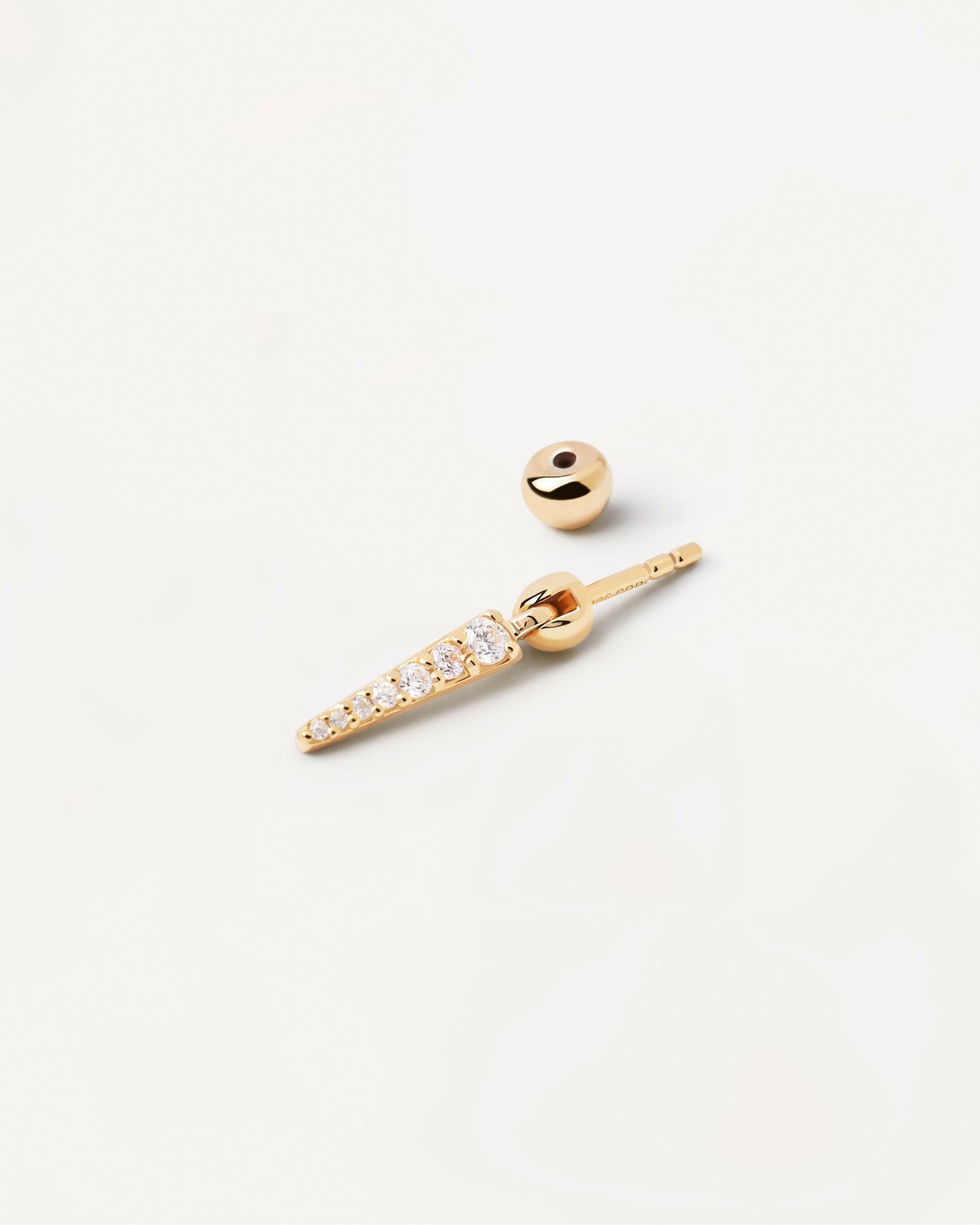 Vero Einzelner Ohrring - 
  
    Sterling Silber / 18K Goldplattierung
  
