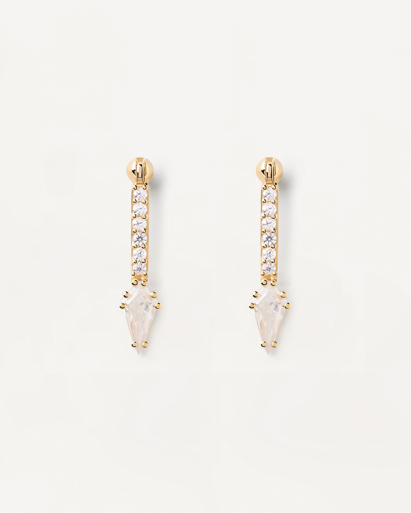 Orecchino Singolo Super Vero - 
  
    Argento sterling / Placcatura in Oro 18K
  
