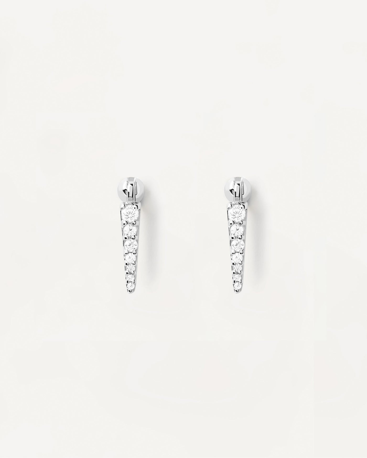 Boucle d'oreille individuelle en argent Vero - 
  
    Argent massif
  
