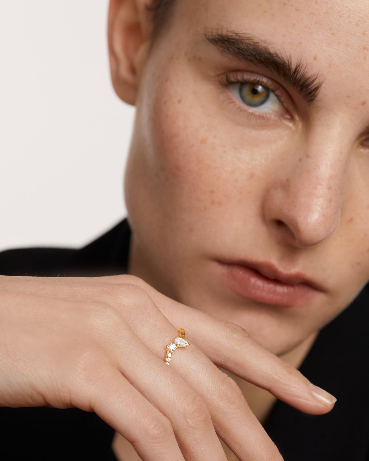 Ava Ring - 
  
    Sterling Silver / 18K Gold plating
  
