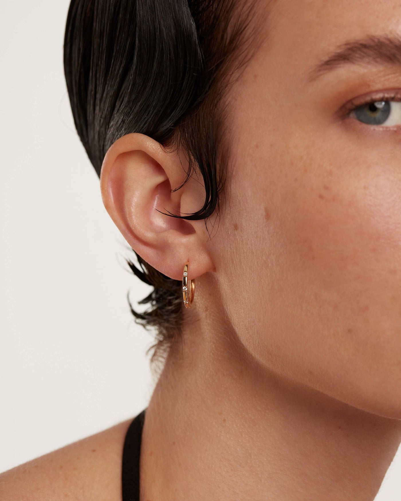 Pendientes de Diamantes y oro Frosty - 
  
    Oro 18K
  
