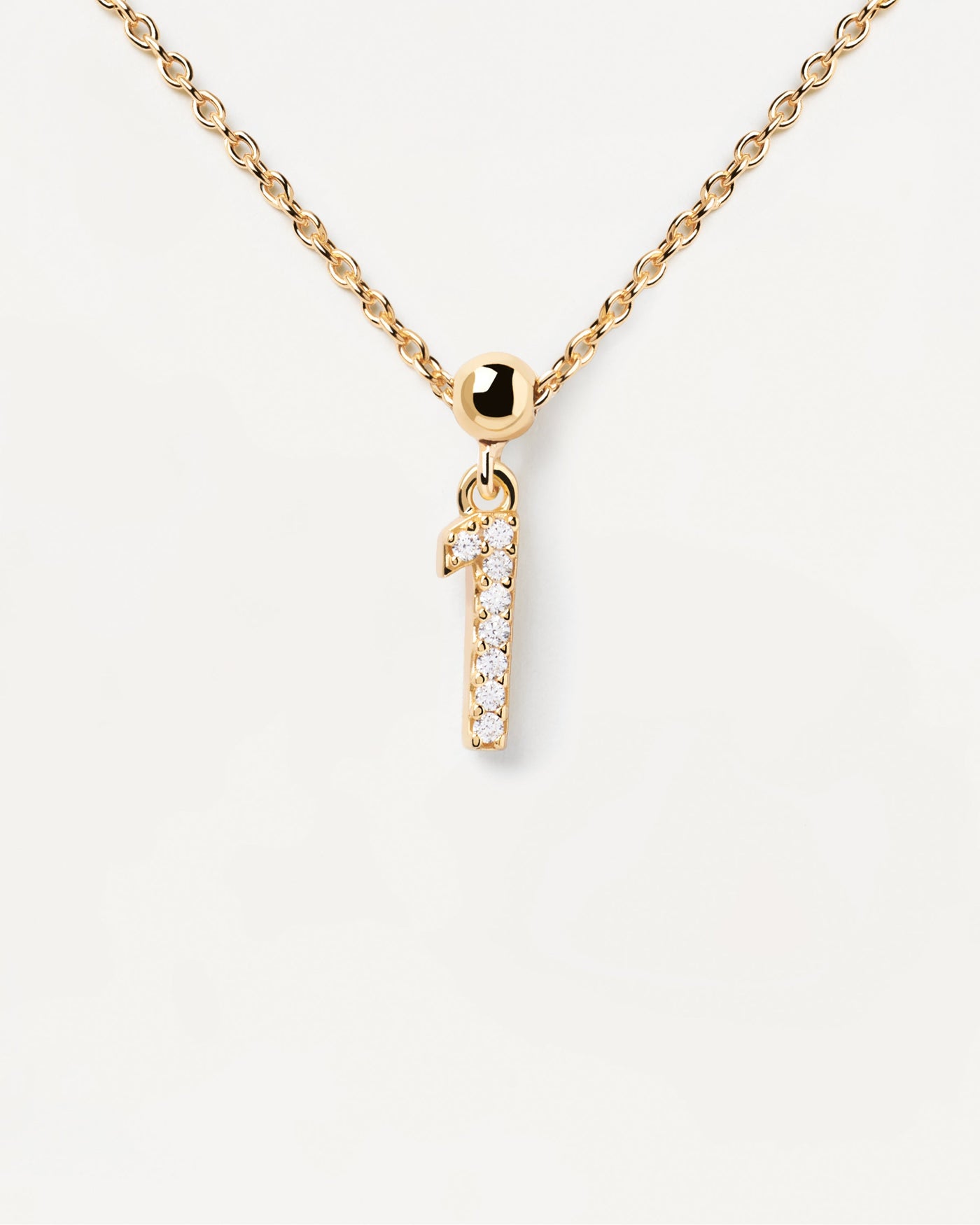 Number charms for chains top