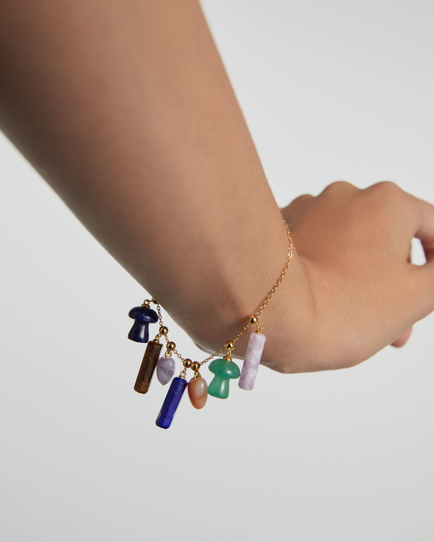 Lapis Lazuli Charm - 
        
          Sterling Silver / 18K Gold plating
        
      
