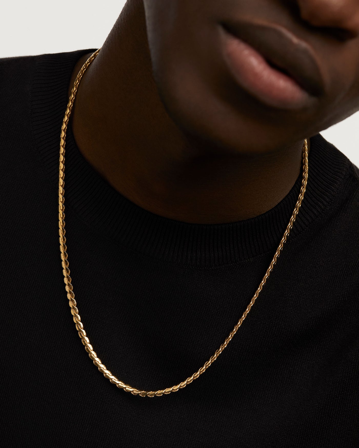 Serpentine link chain deals