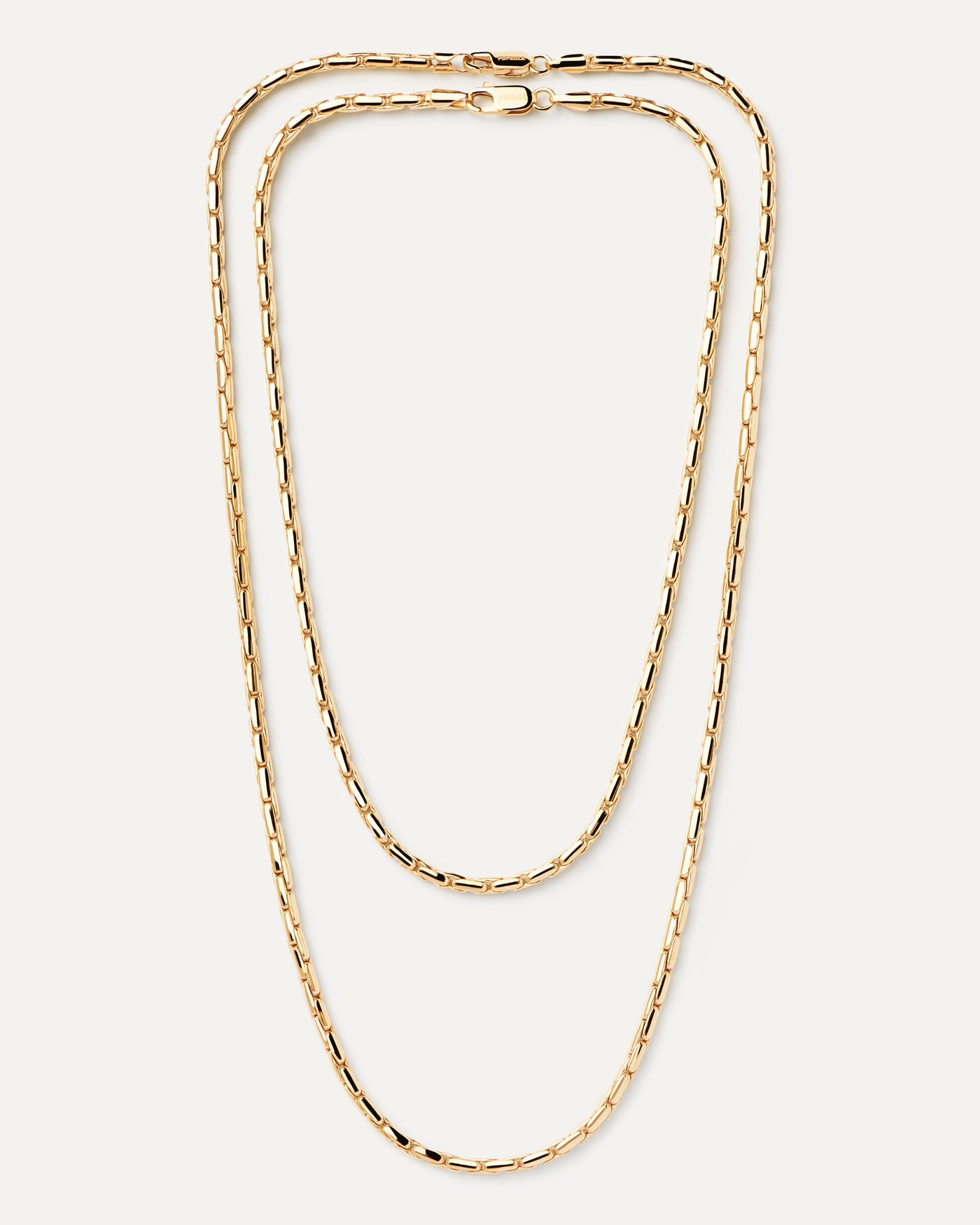 Large Boston Chain Necklace - 
  
    Sterling Silver / 18K Gold plating
  
