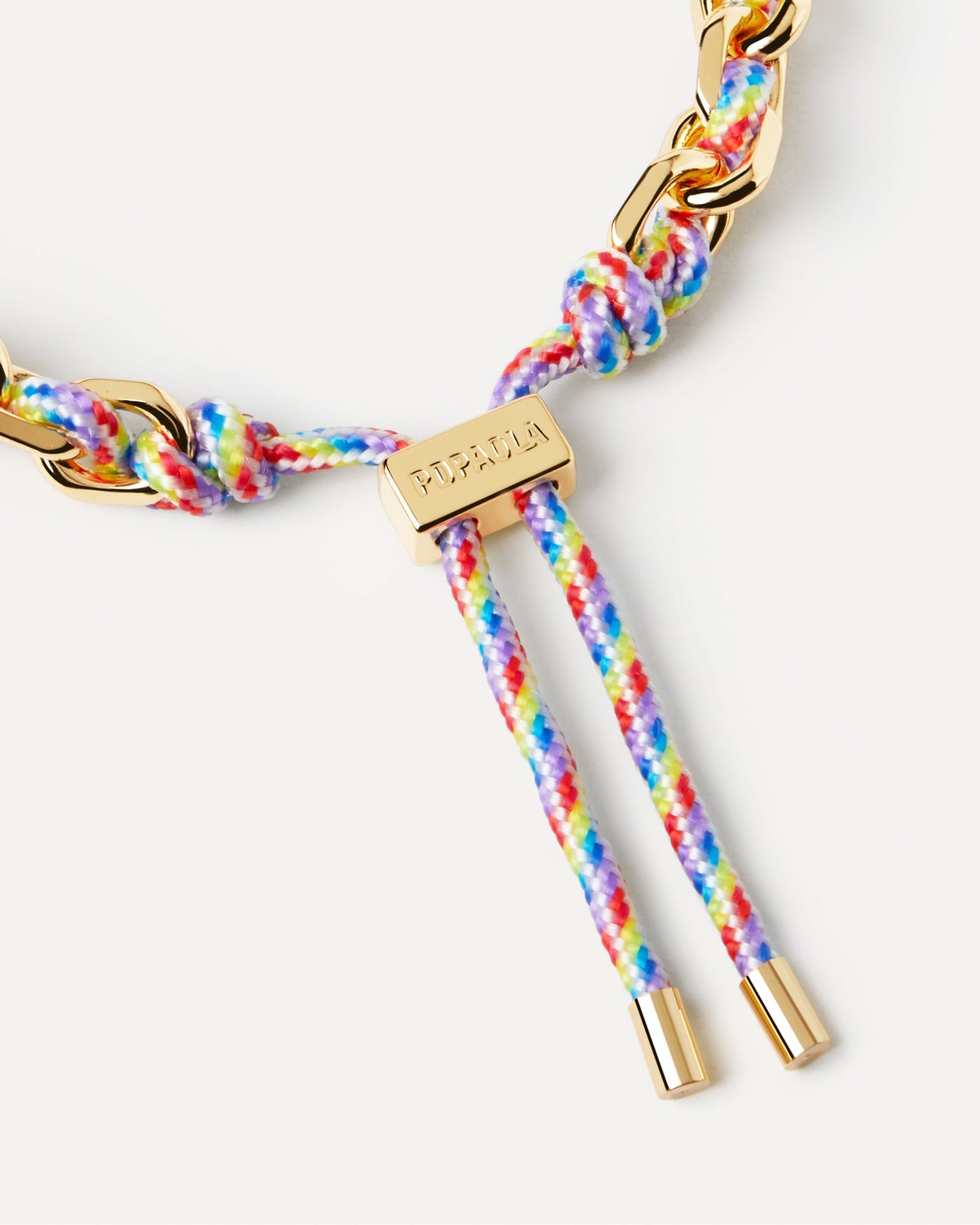 Prisma Adjustable Rope Bracelet - 
  
    Rope / 18K Gold plating
  
