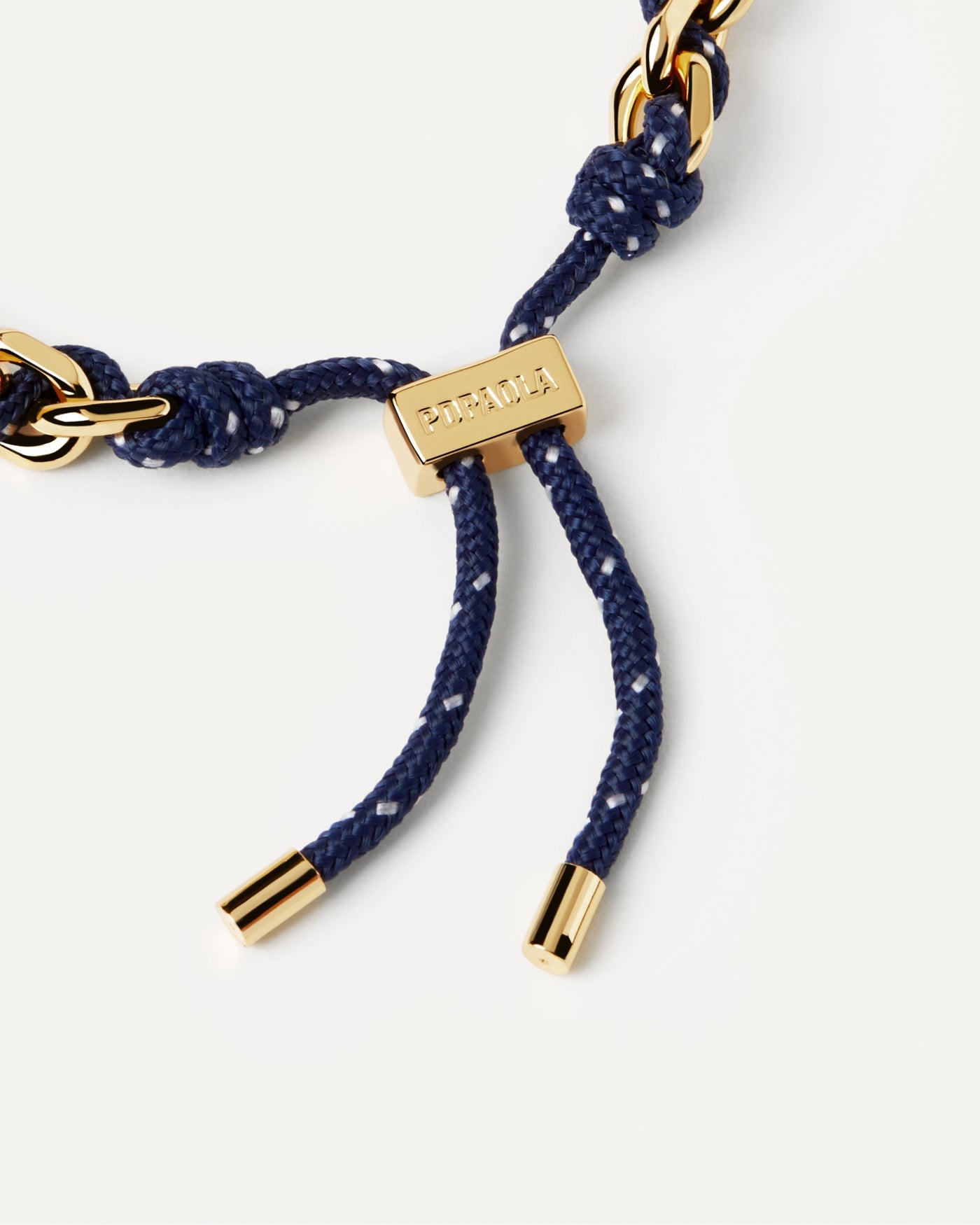 Midnight Adjustable Rope Bracelet - 
  
    Rope / 18K Gold plating
  

