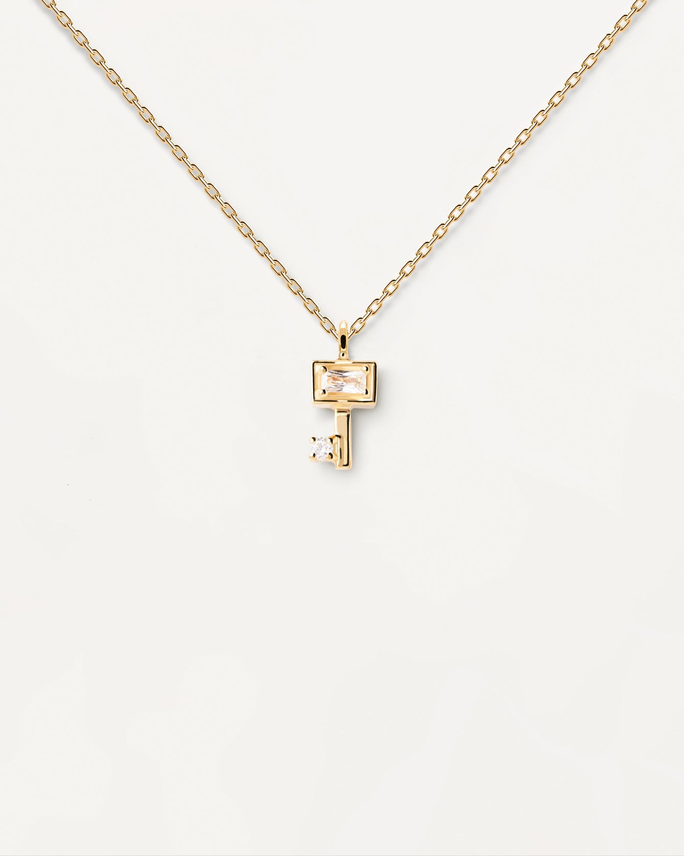 Key Necklace - 
  
    Sterling Silver / 18K Gold plating
  
