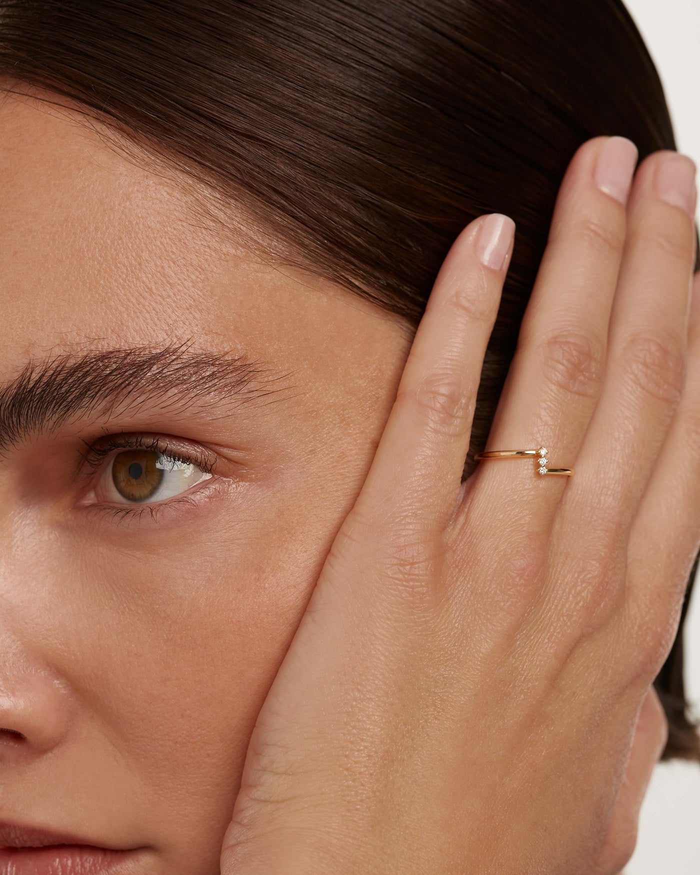 GoldRing mit Diamanten Balance - 
  
    18 kt Gold
  
