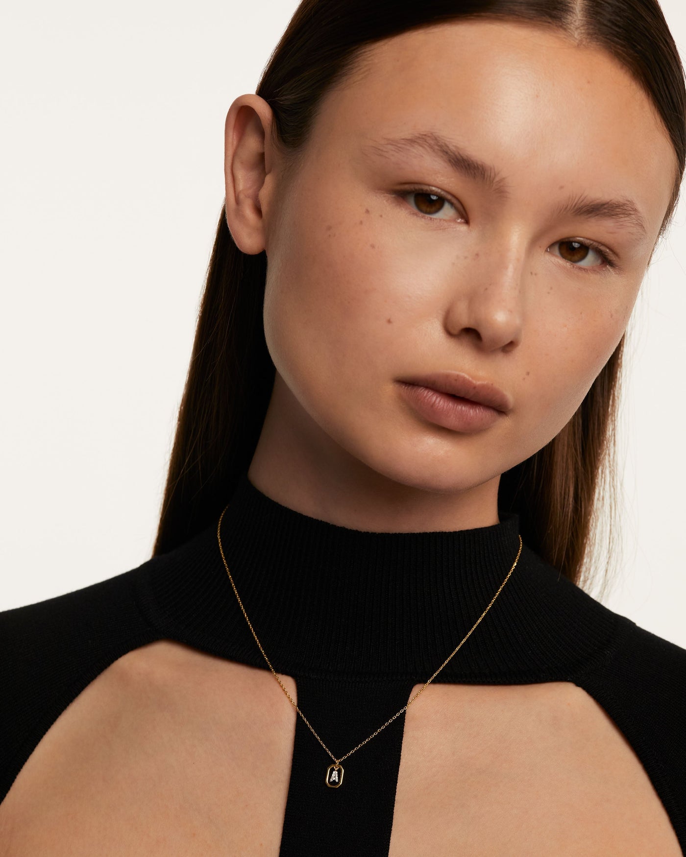 Letter a necklace silver hotsell