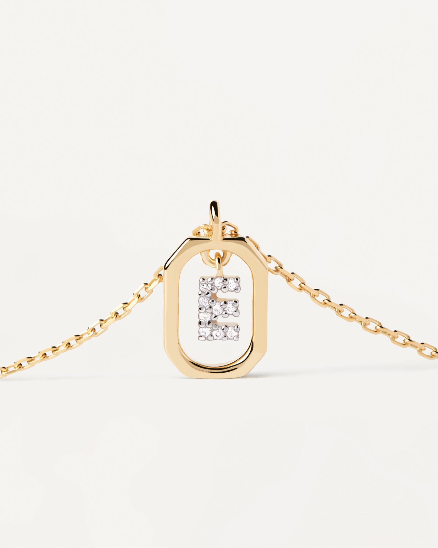 Mini Letter Necklace - 
  
    Sterling Silver / 18K Gold plating
  
