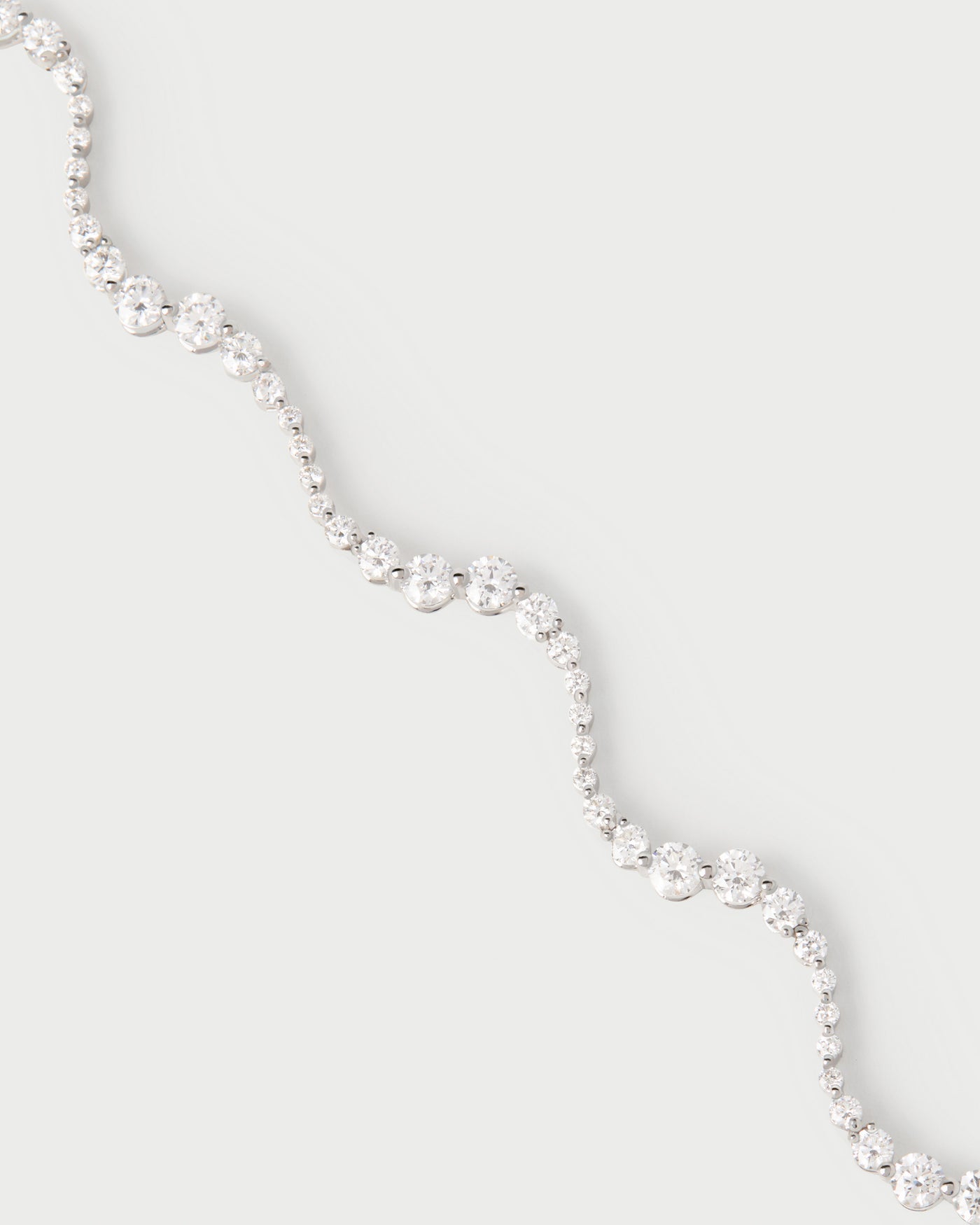 Venus choker halsbänder aus Weißgold mit diamanten - 
  
    18 kt Weissgold / Silber-Rhodinierung
  
