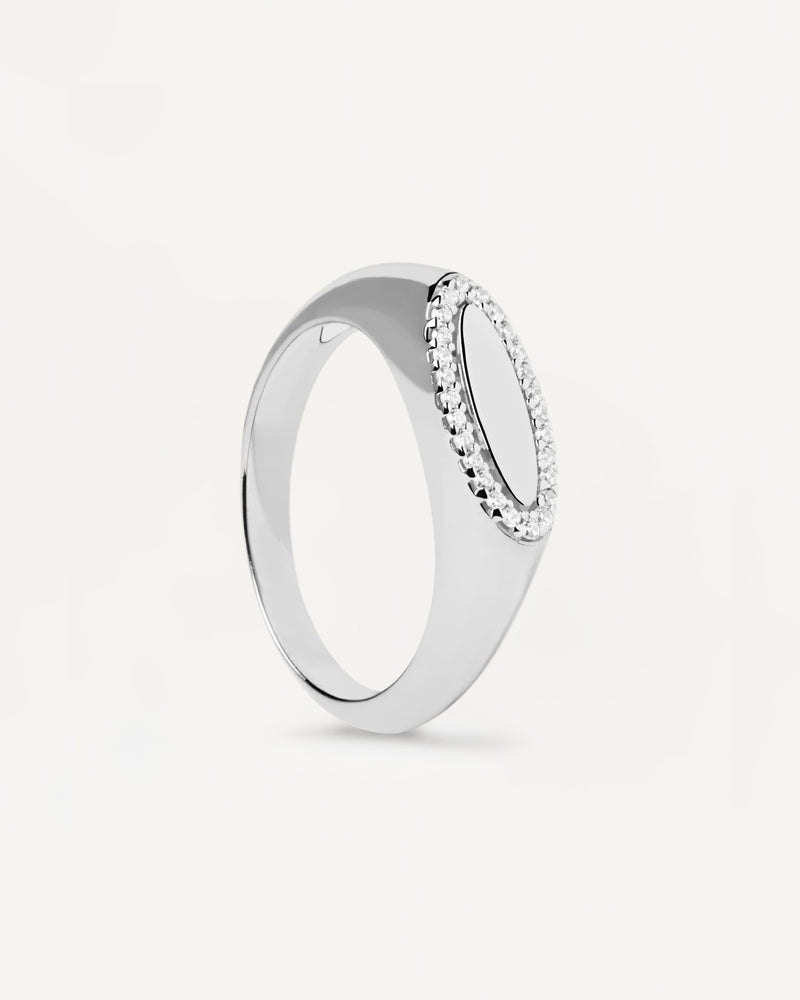 Lace Stamp Silver Ring - 
  
    Sterling Silver
  
