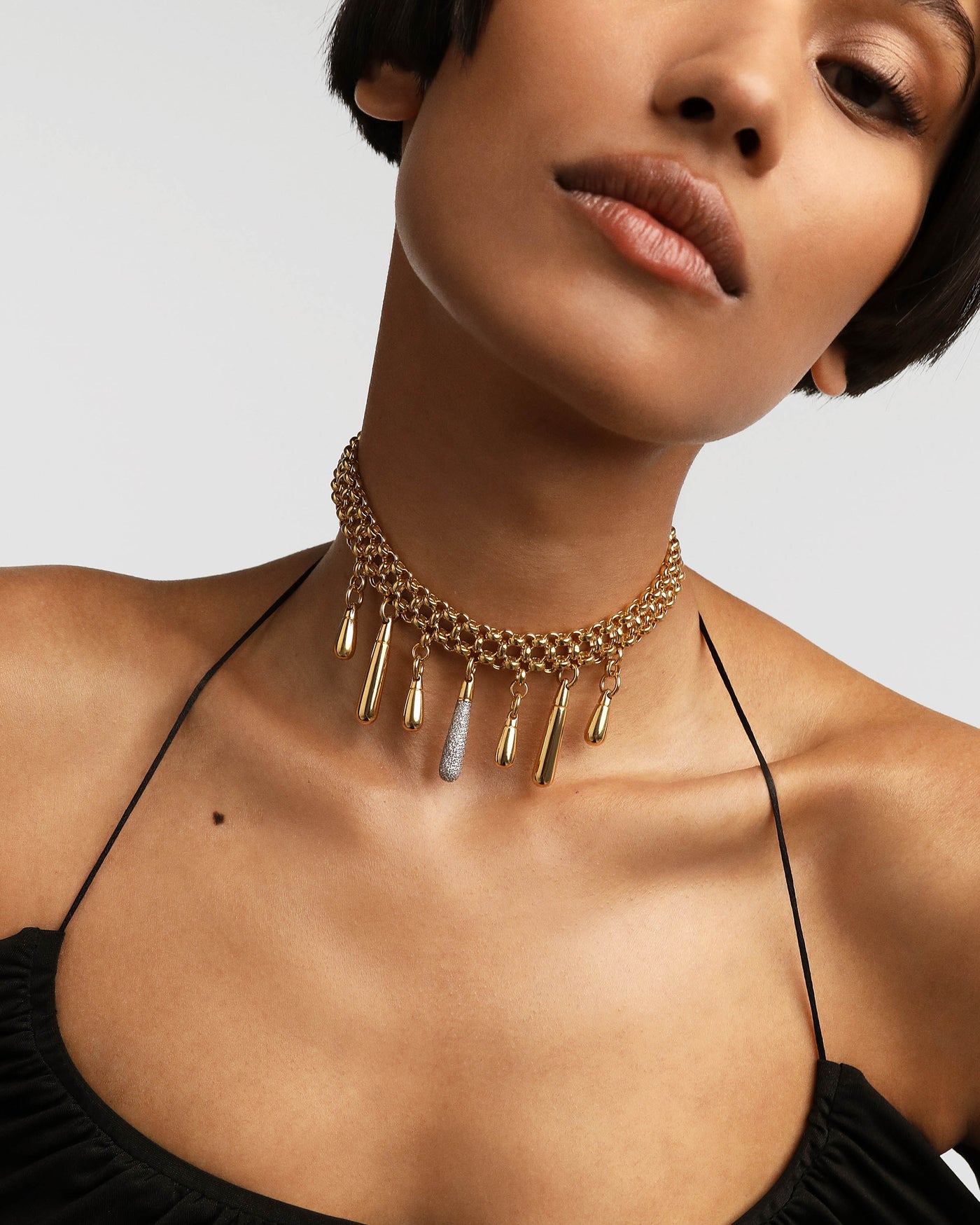 18k choker clearance