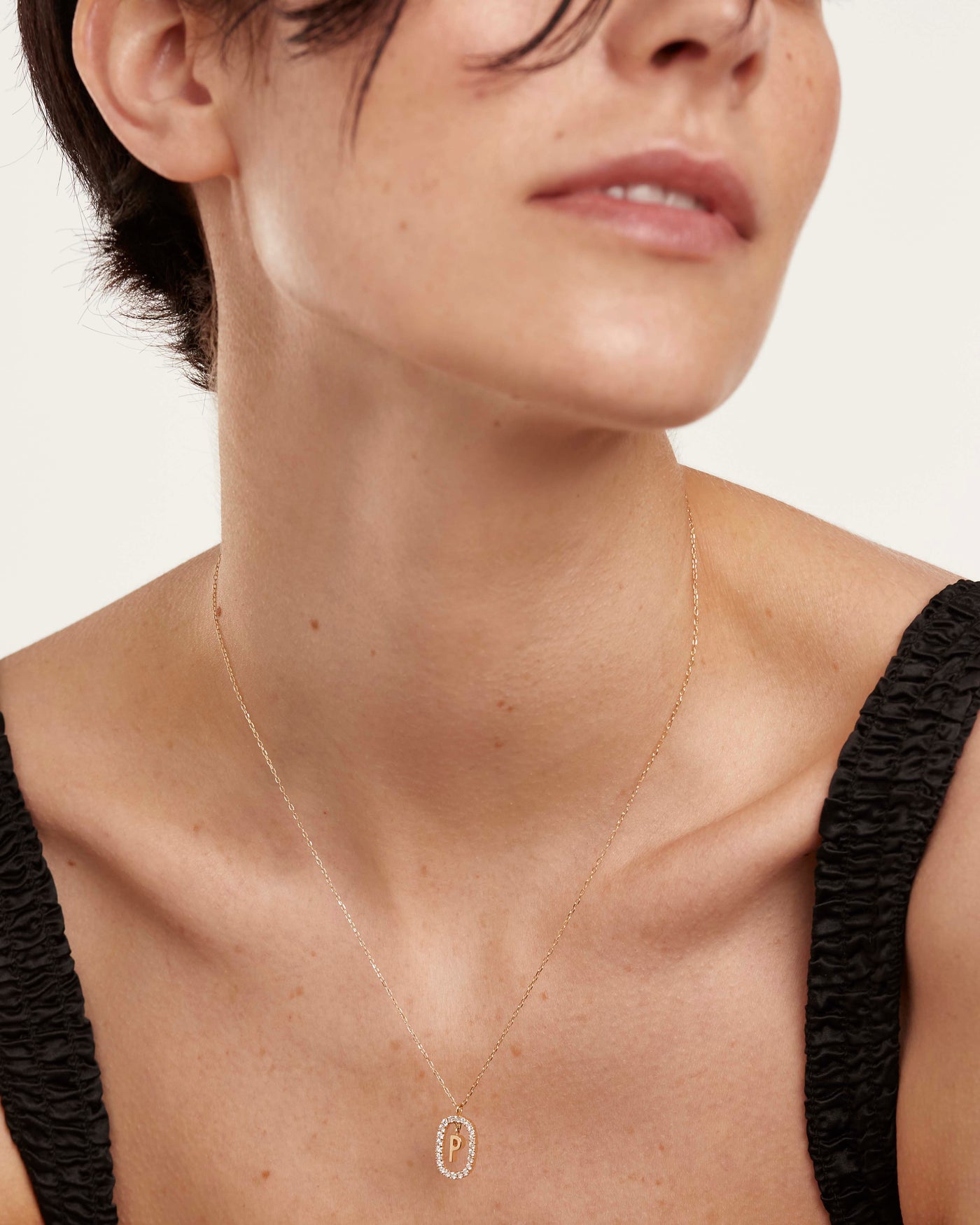 Collares de Diamantes y Oro Amarillo Letras - 
  
    Oro 18K
  
