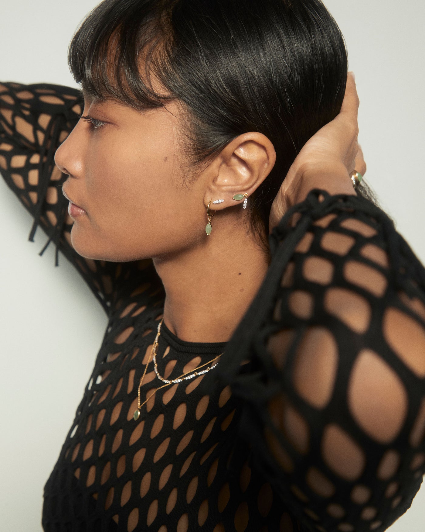 Aventurine  earrings