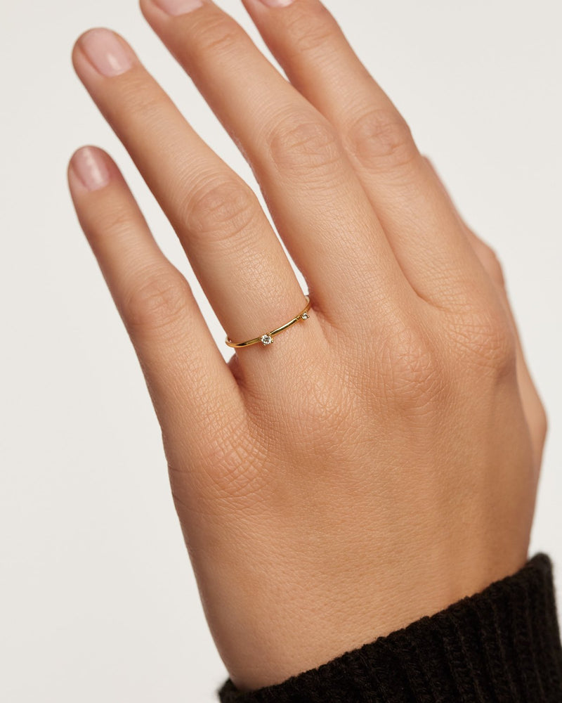 Kita Ring - 
  
    Sterling Silver / 18K Gold plating
  
