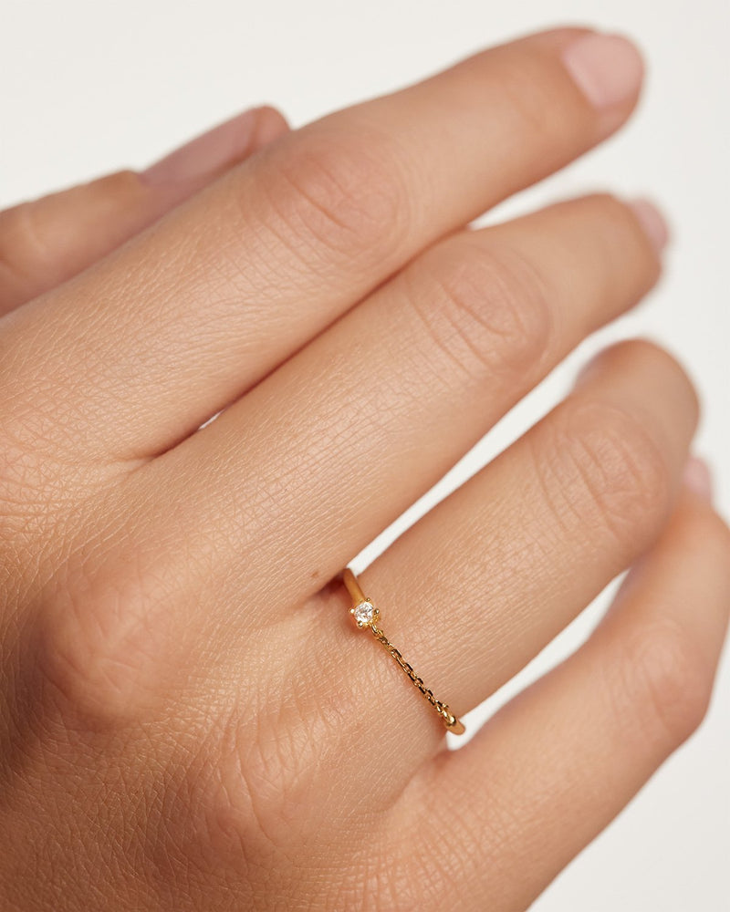 Nia Ring - 
  
    Sterling Silber / 18K Goldplattierung
  
