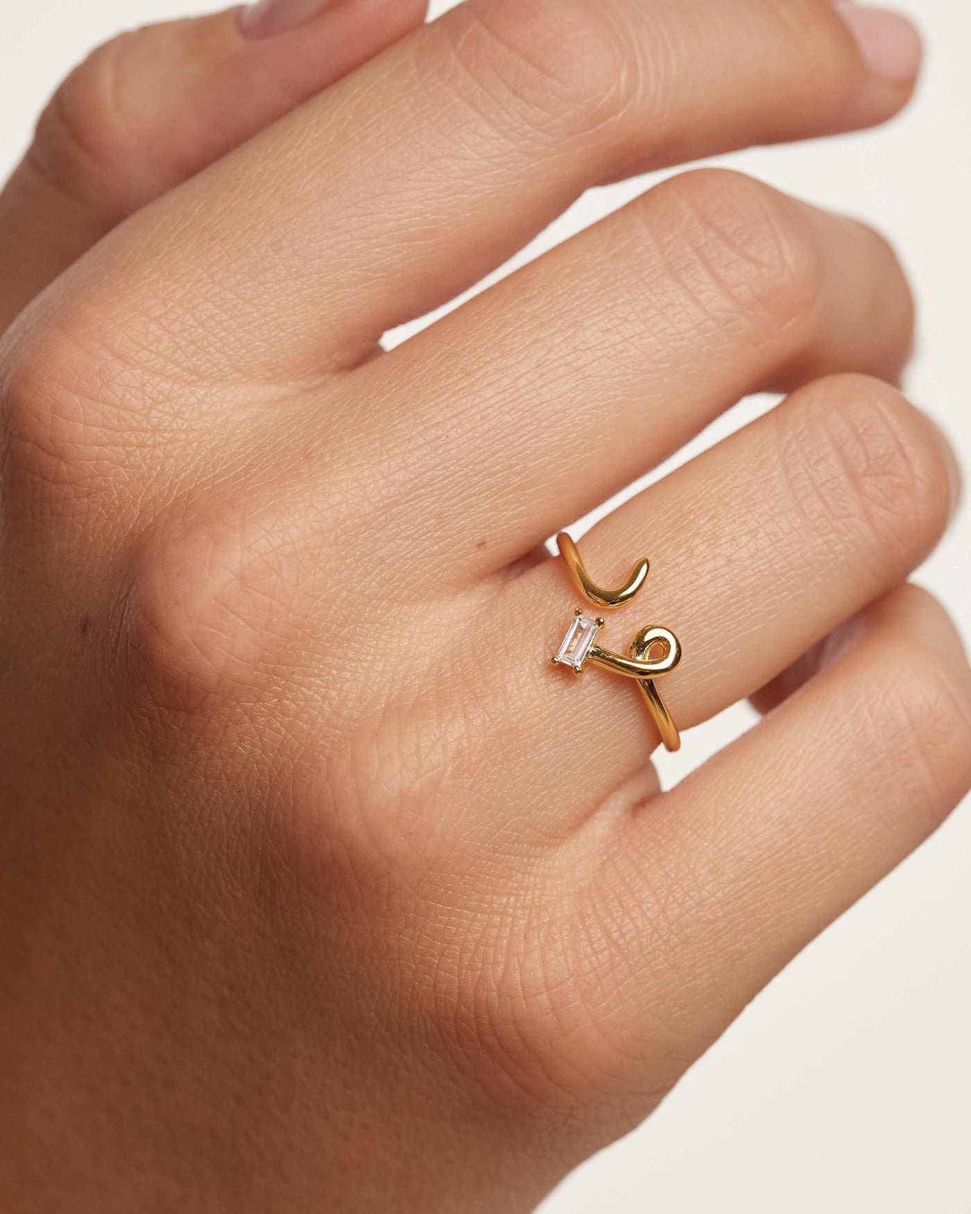 Nema Ring 
  
    Sterling Silber / 18K Goldplattierung
  
